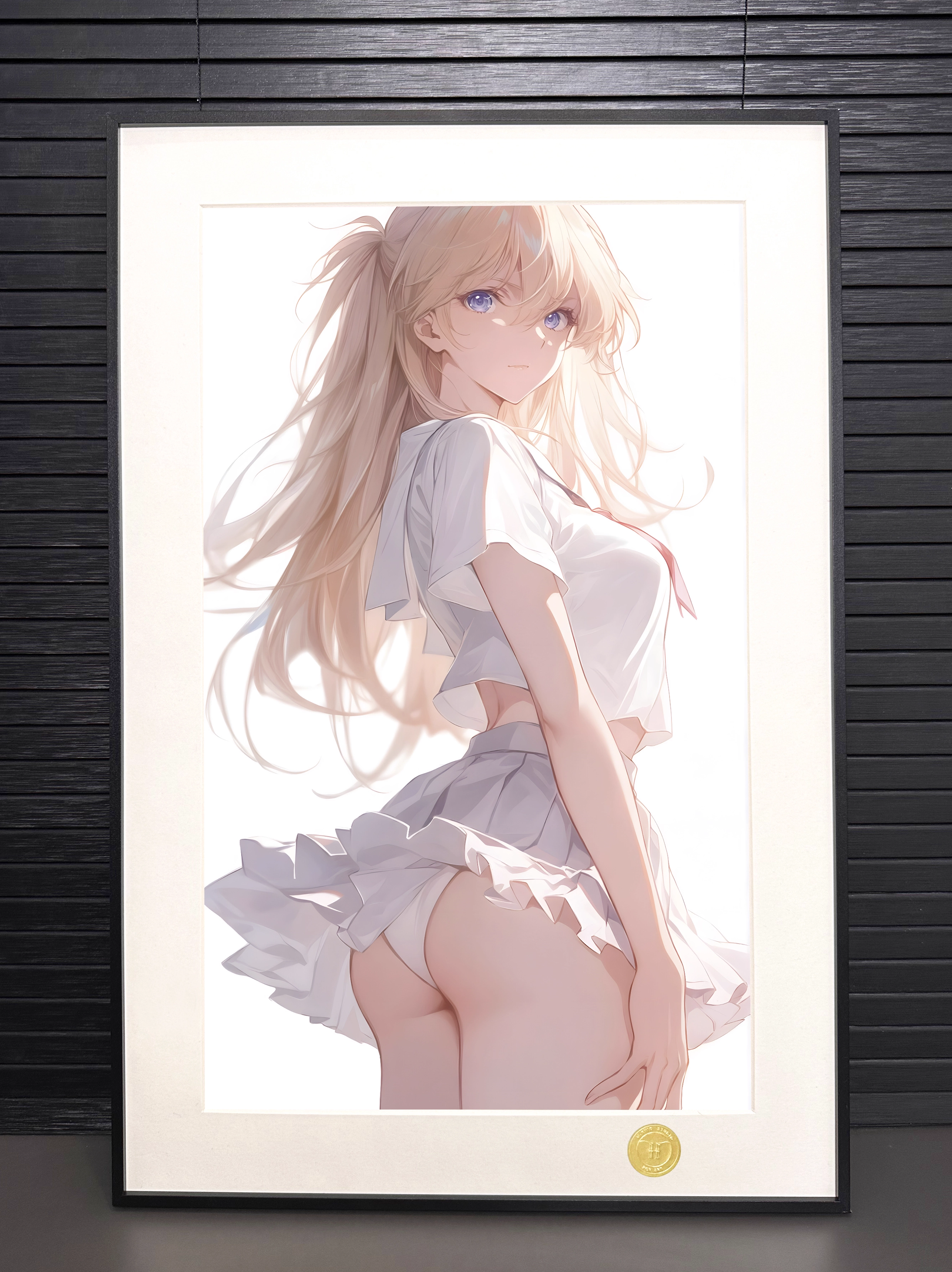 【Pre-sale】Decorative Painting of Short White Dress Asuka Langley Soryu-(EVA) EVAngelion-H2 Studio