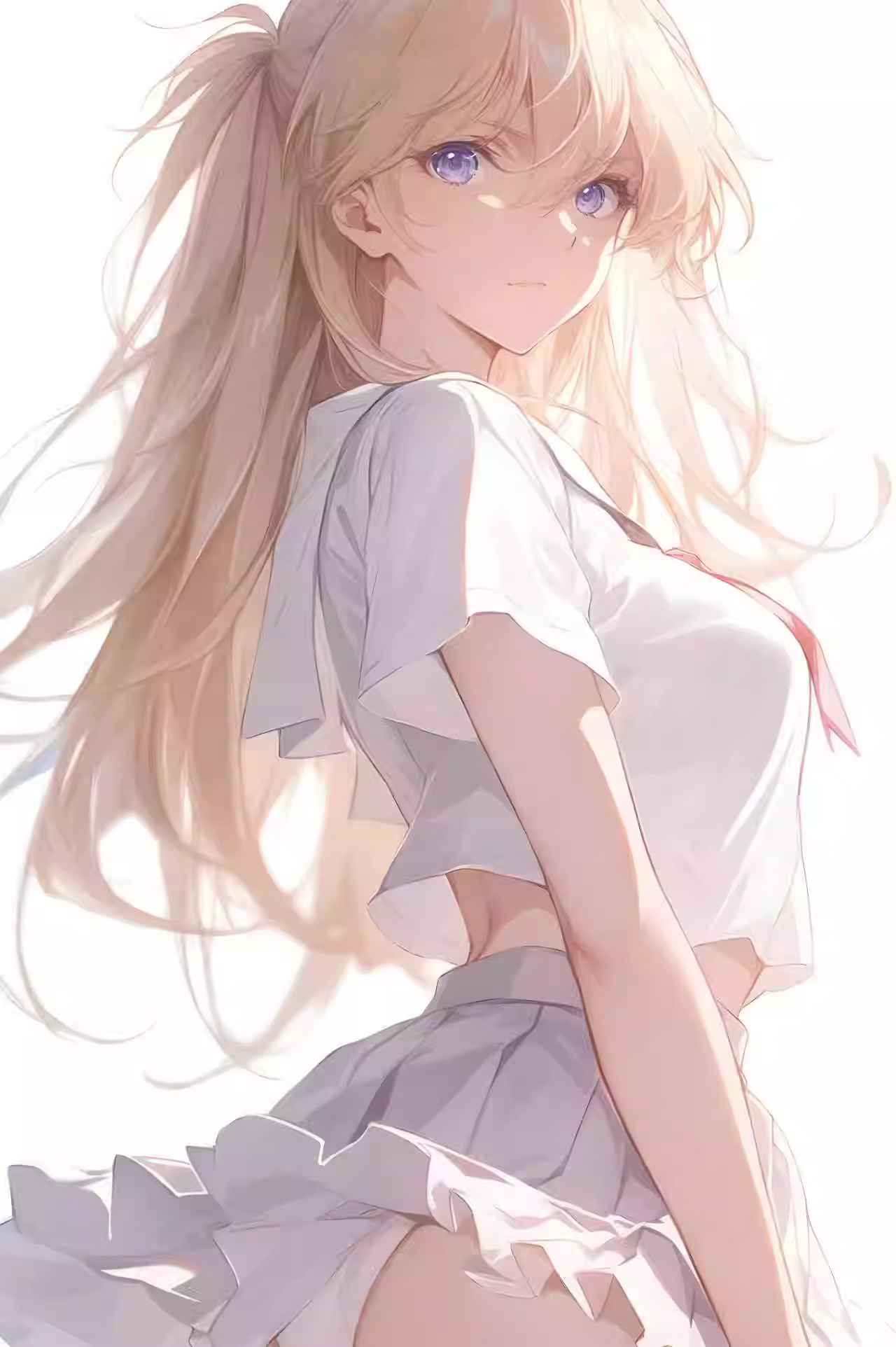 【Pre-sale】Decorative Painting of Short White Dress Asuka Langley Soryu-(EVA) EVAngelion-H2 Studio