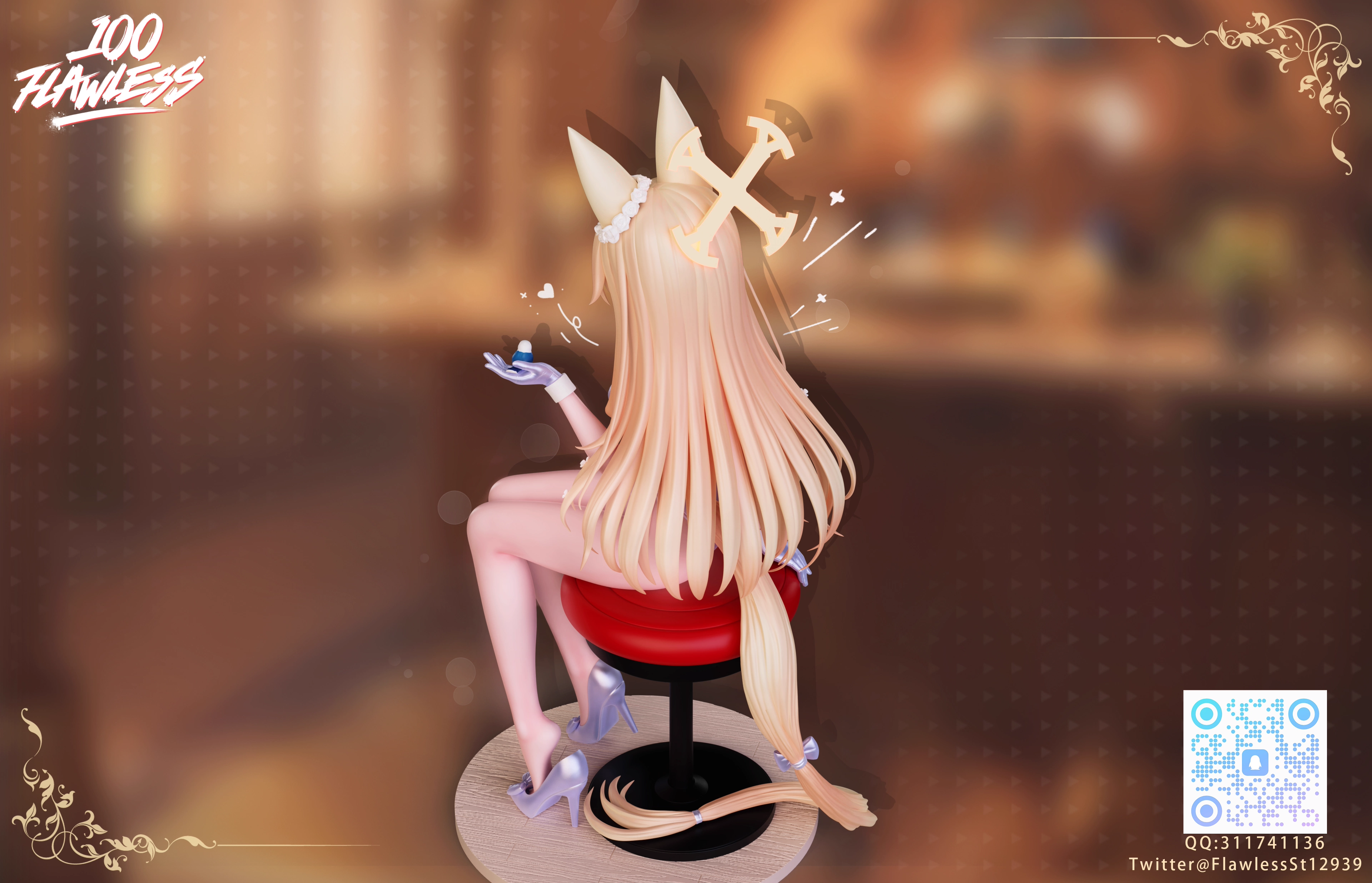 【Pre-sale】1/6 Scale Bunny Girl Yurizono Seia-Blue Archive-Flawless Studio