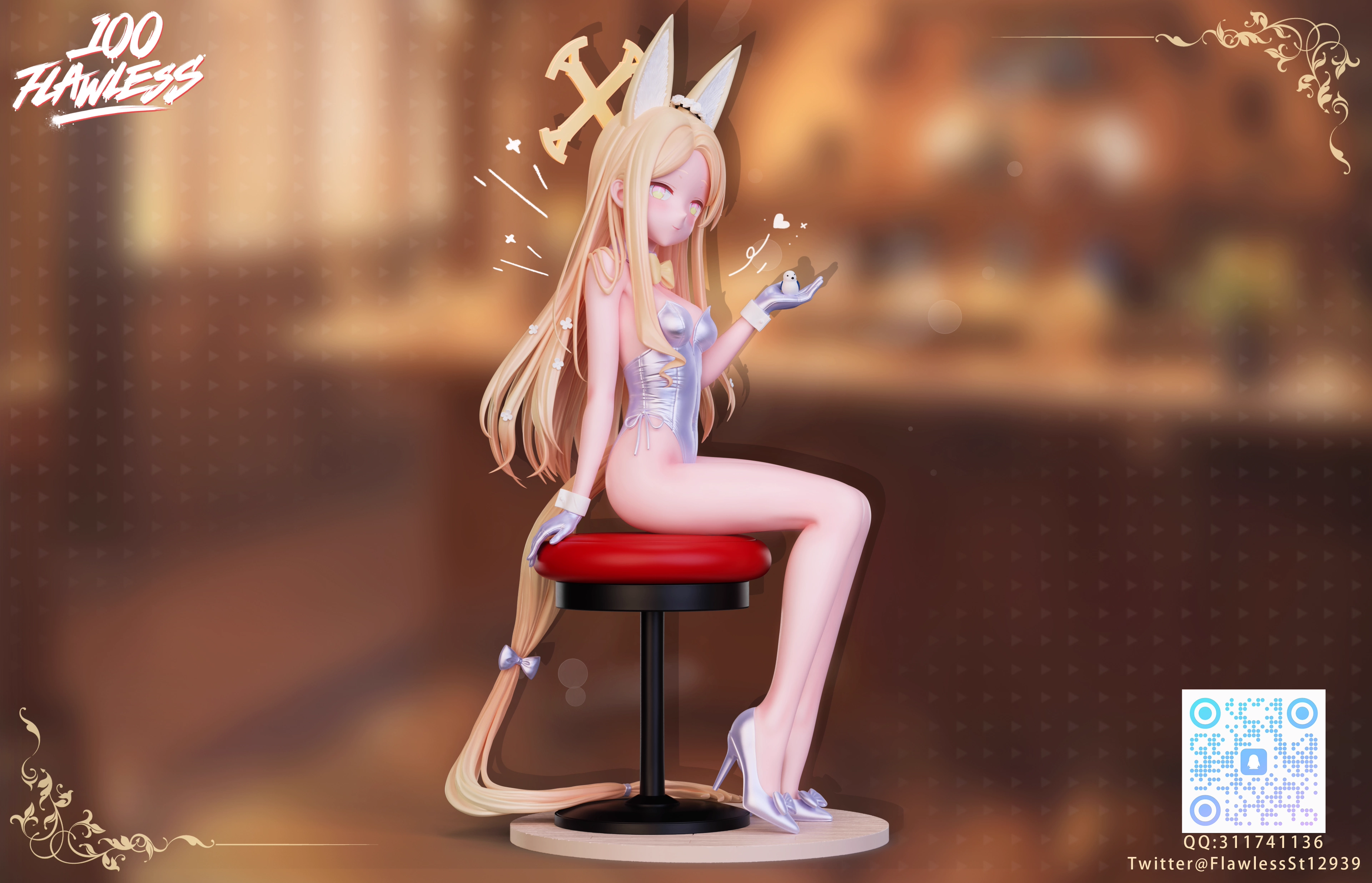 【Pre-sale】1/6 Scale Bunny Girl Yurizono Seia-Blue Archive-Flawless Studio