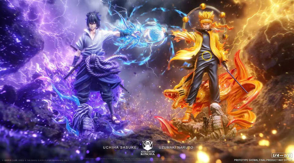 【Sold out】1/6 and 1/4 Scale Naruto and Sasuke-ATELIER DE KONOHA Studio