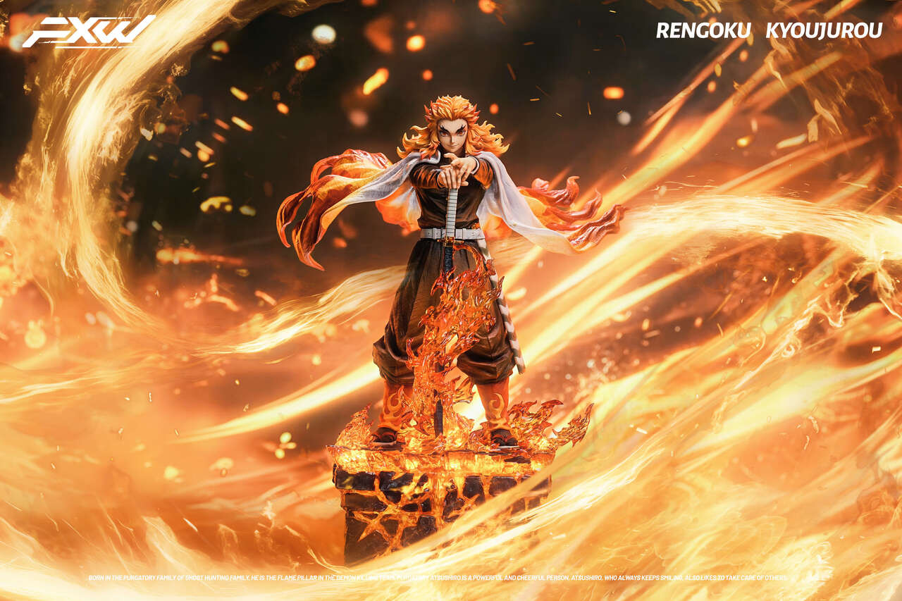 【Sold out】1/6 Scale Rengoku Kyojuro with LED-FXW Studio