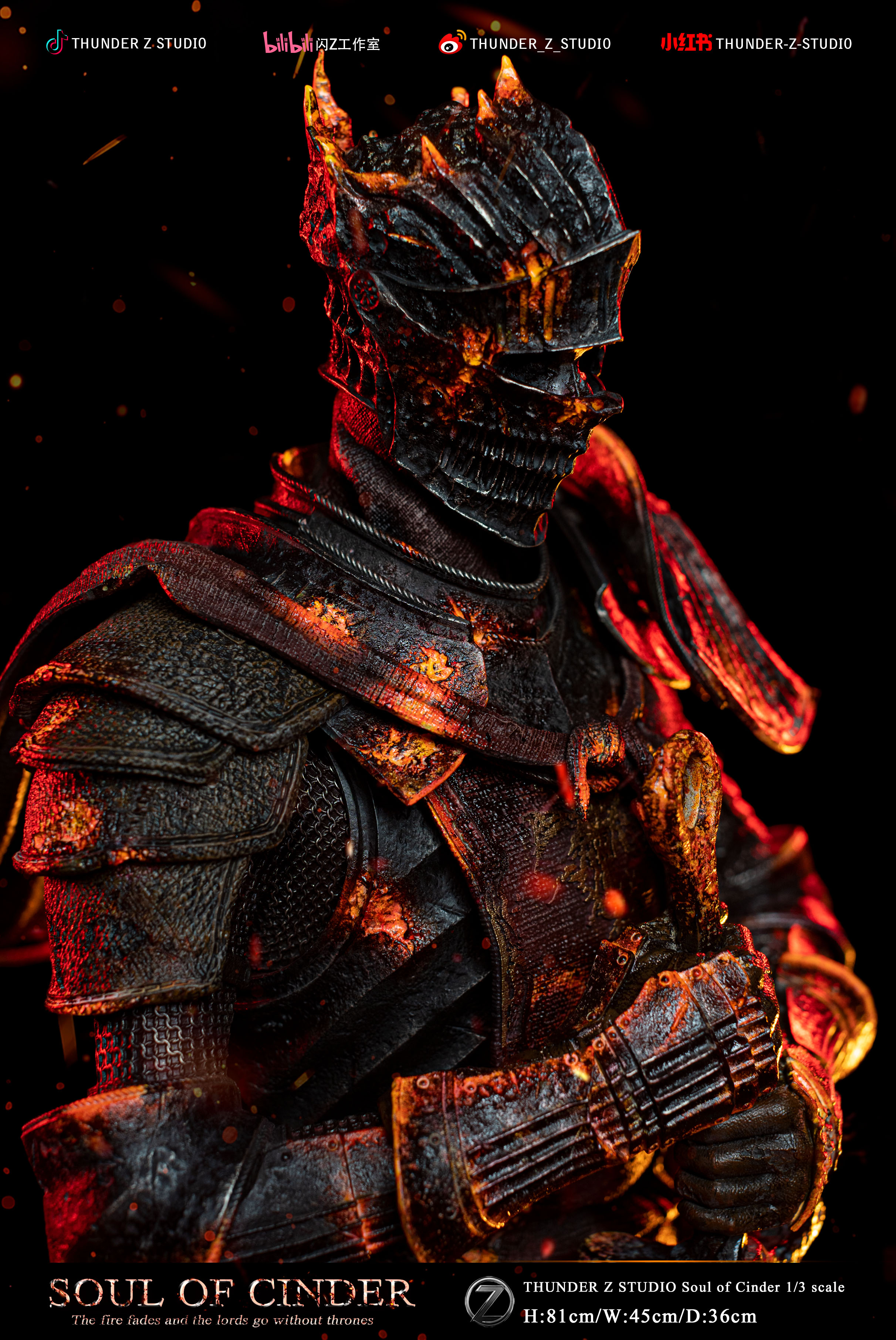 【Sold out】1/3 Scale Lords of Cinder-Dark Souls 3-THUNDER Z STUDIO