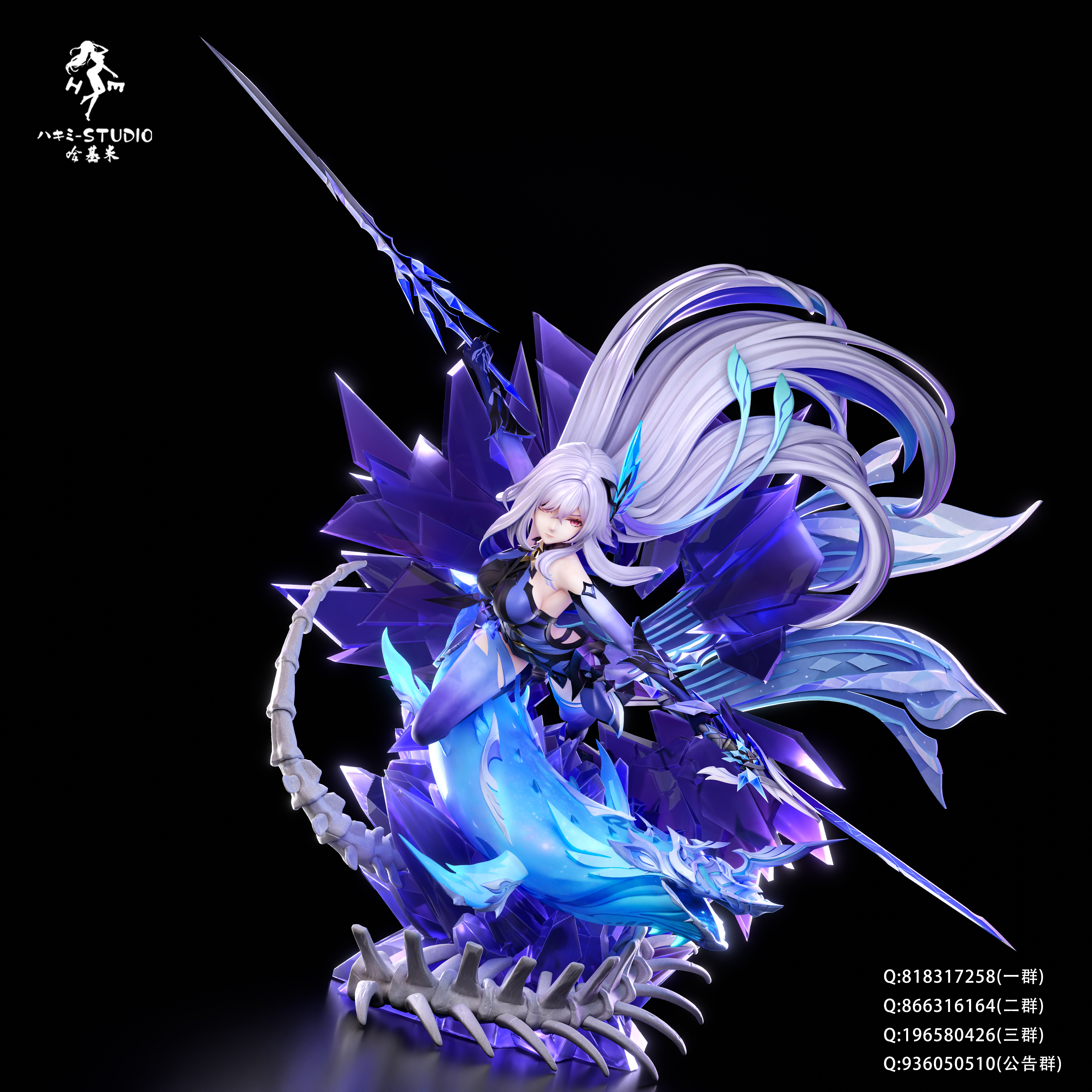 【Pre-sale closed】1/6 Scale Skirk-Genshin Impact-HaJiMi studio