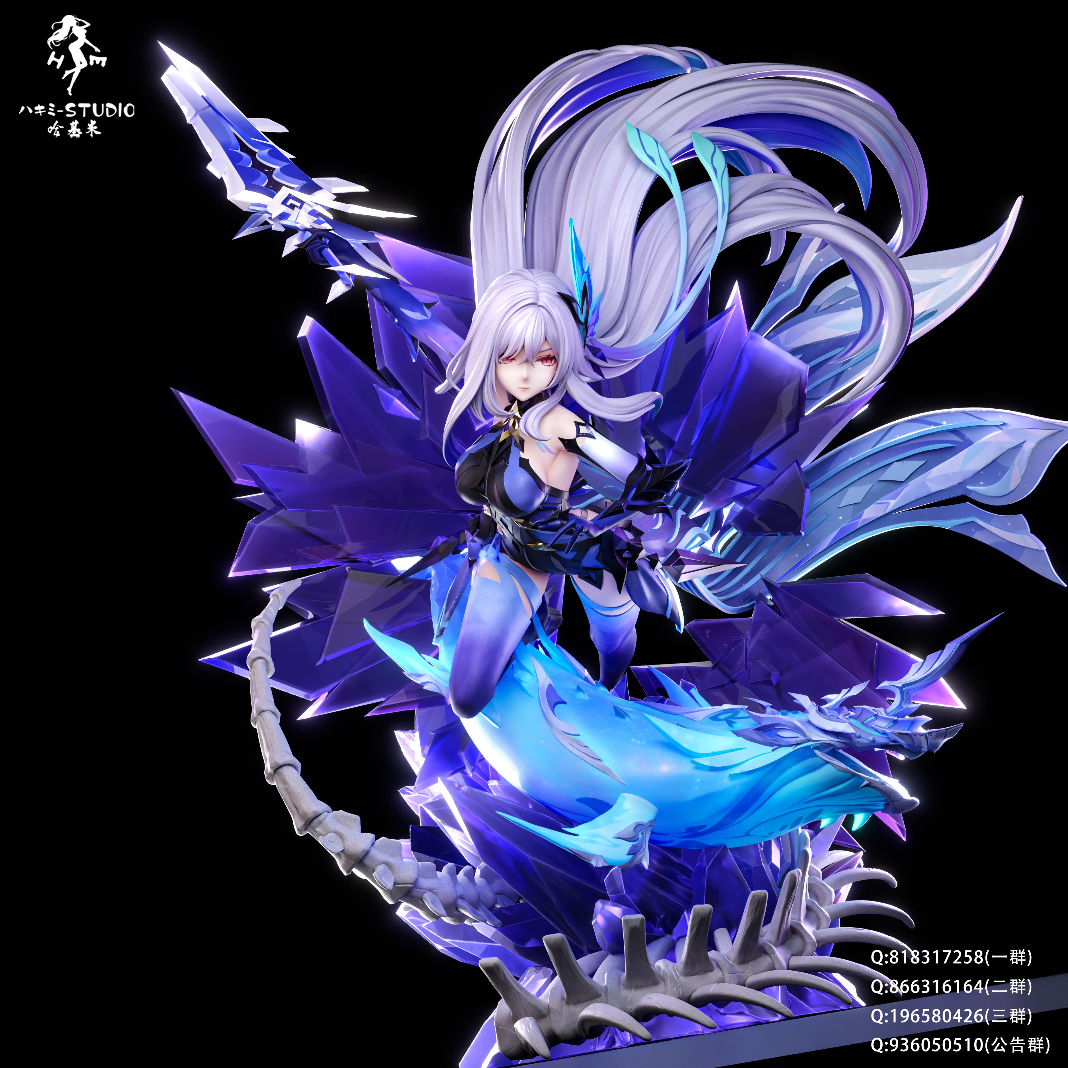 【Pre-sale closed】1/6 Scale Skirk-Genshin Impact-HaJiMi studio