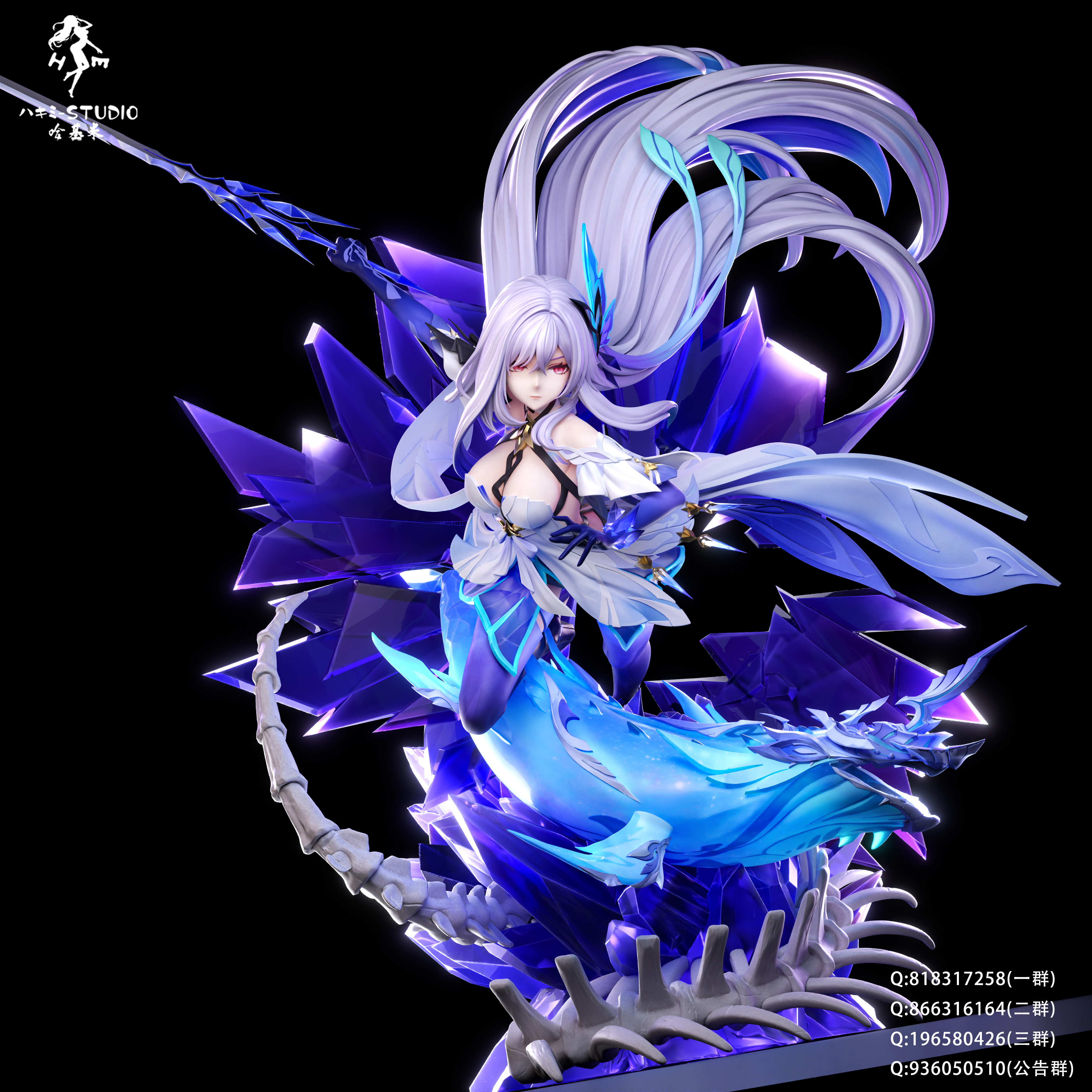 【Pre-sale closed】1/6 Scale Skirk-Genshin Impact-HaJiMi studio