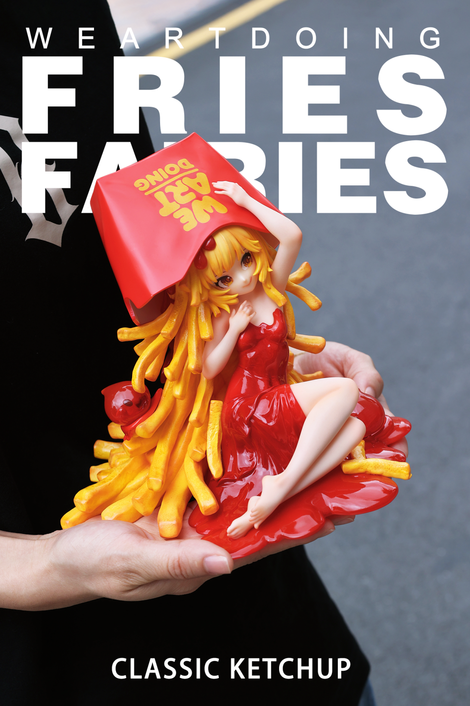 【Sold out】Sleeping Beauty-Fries Fairies-Classic Ketchup and Wasabi-Other series-WeArtDoing Studio