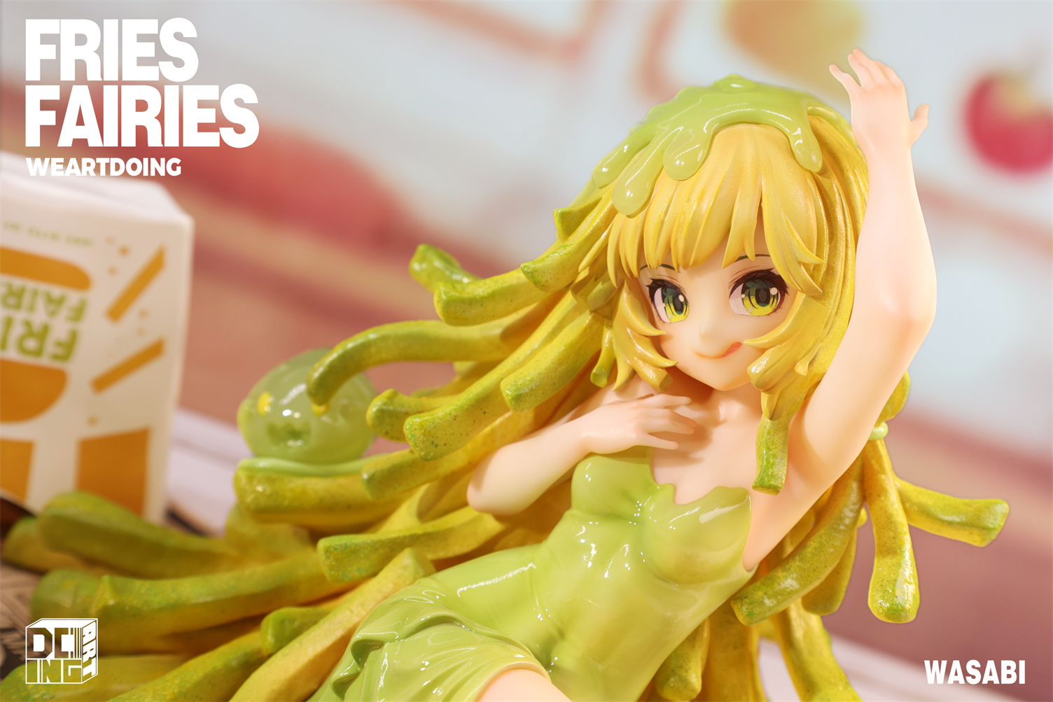 【Sold out】Sleeping Beauty-Fries Fairies-Classic Ketchup and Wasabi-Other series-WeArtDoing Studio