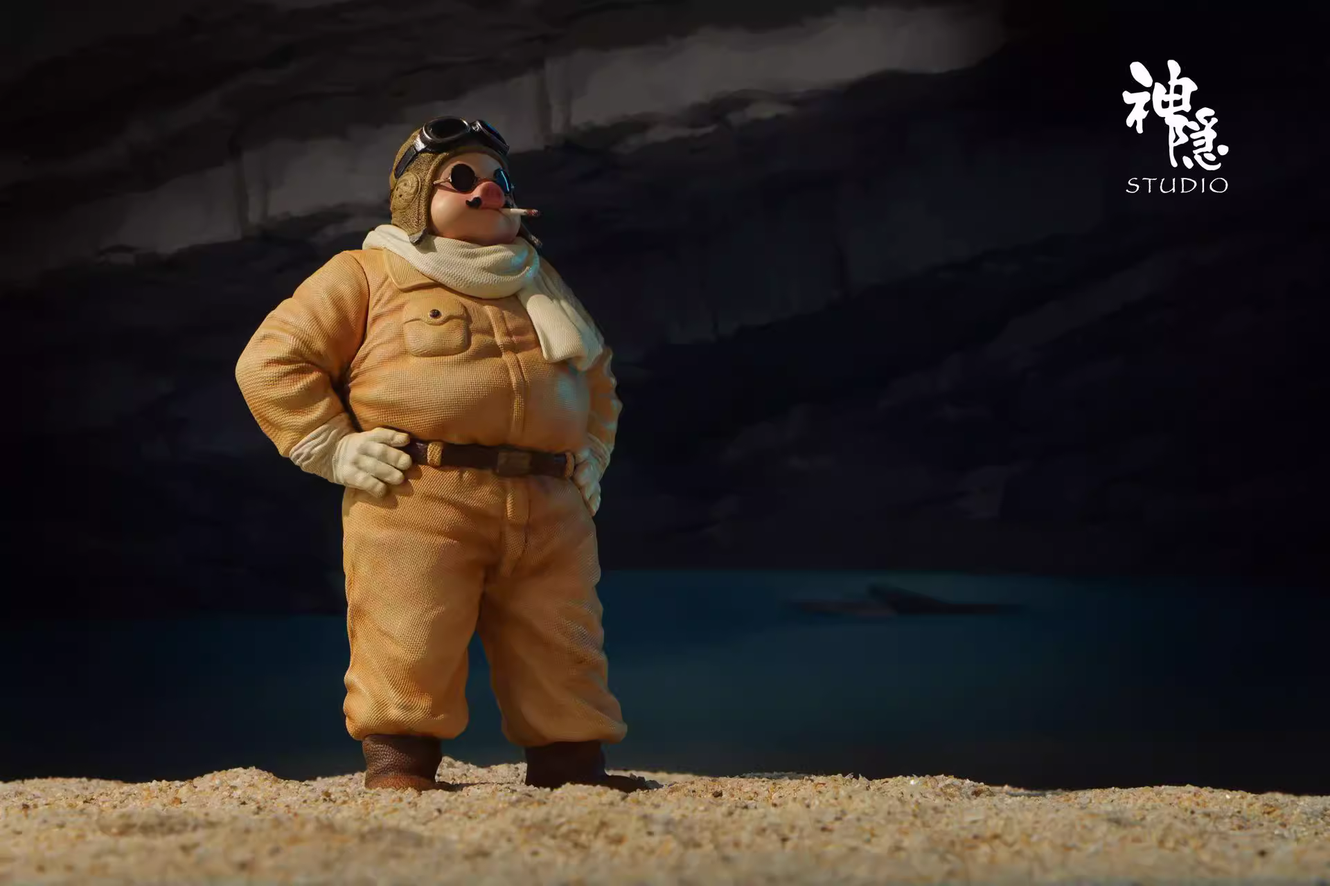 【Pre-sale】Hikoutei Jidai Porco Rosso with LED-Studio Ghibli-ShenYin Studio