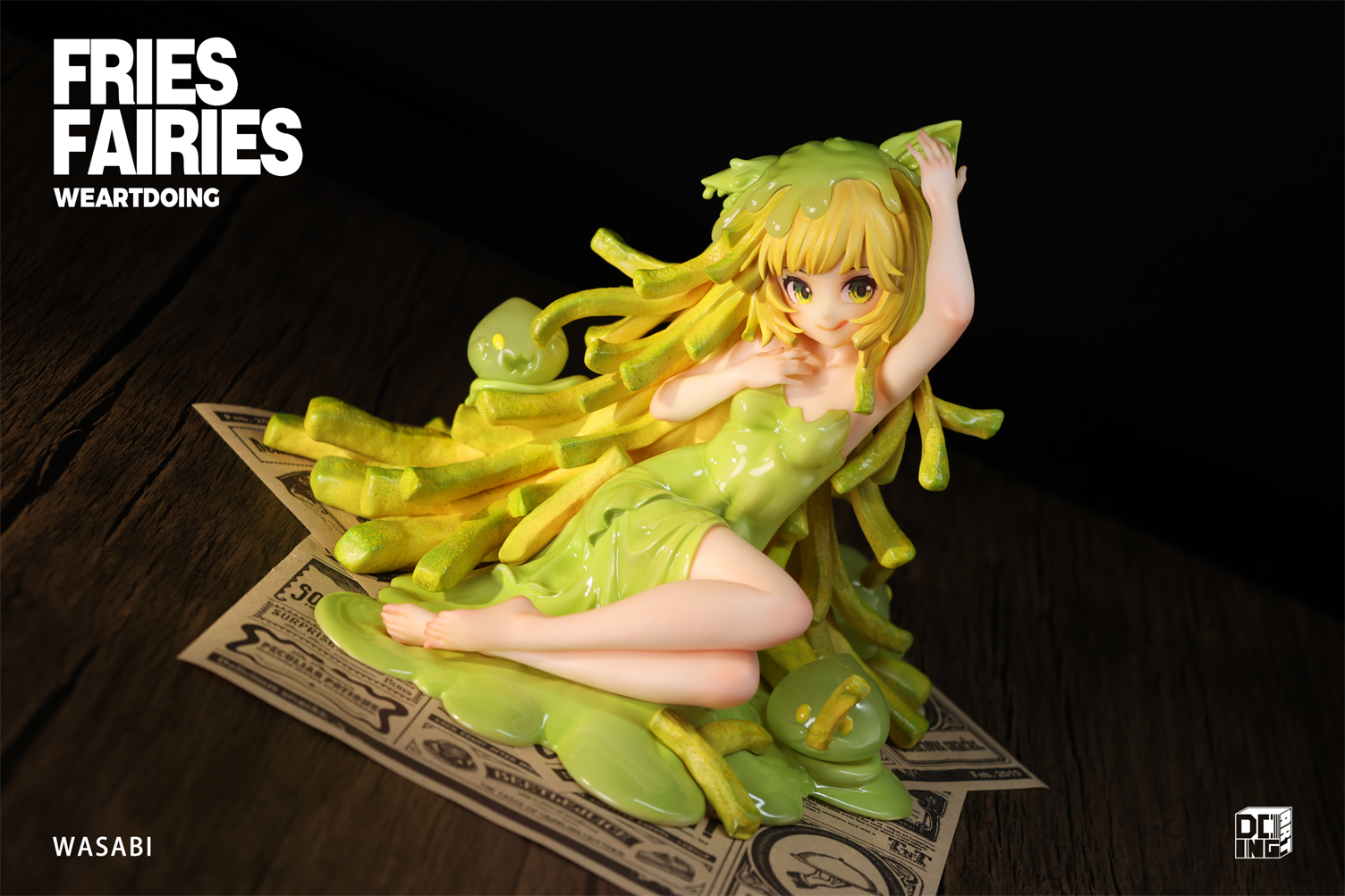 【Sold out】Sleeping Beauty-Fries Fairies-Classic Ketchup and Wasabi-Other series-WeArtDoing Studio