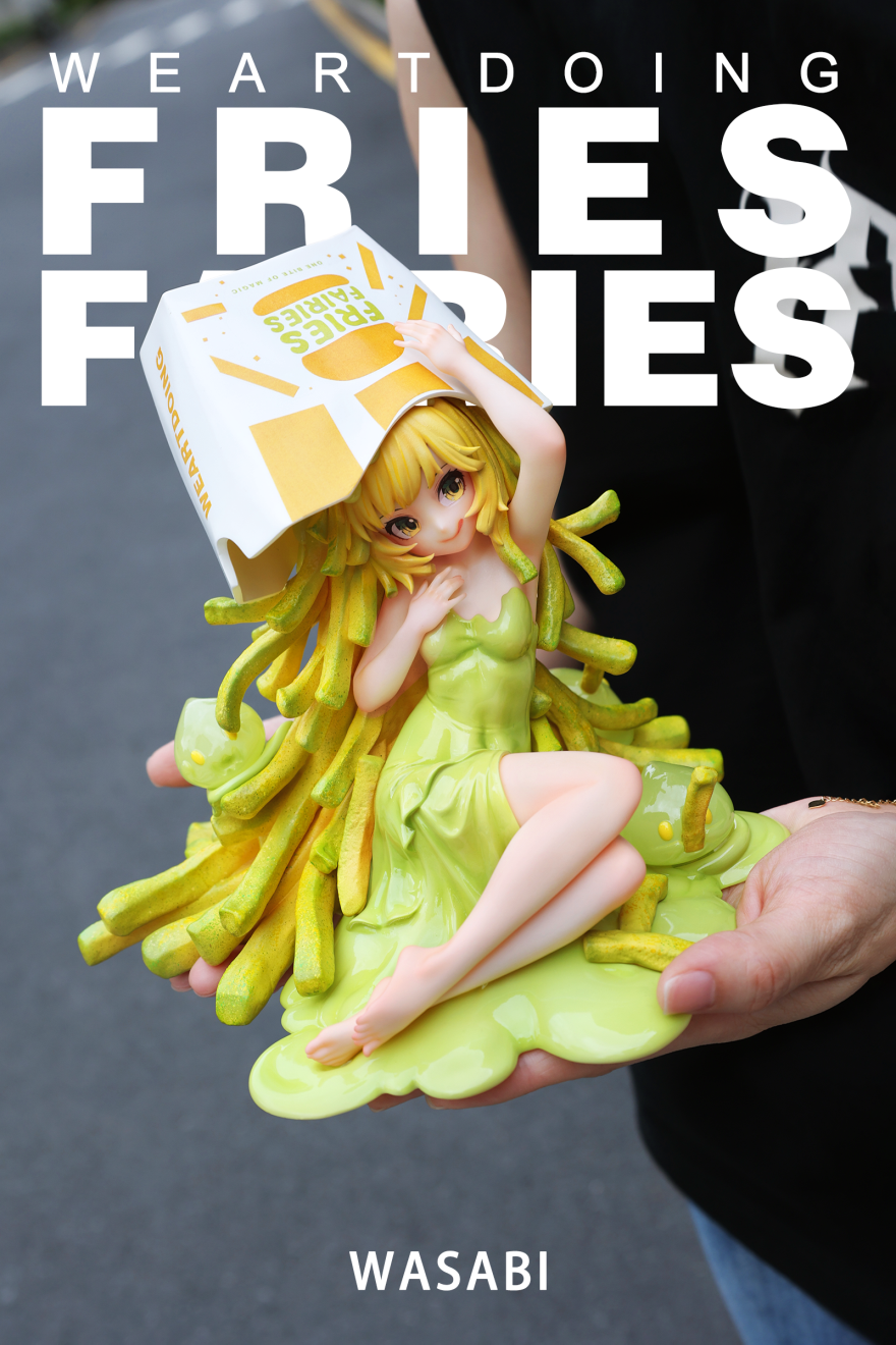 【Sold out】Sleeping Beauty-Fries Fairies-Classic Ketchup and Wasabi-Other series-WeArtDoing Studio