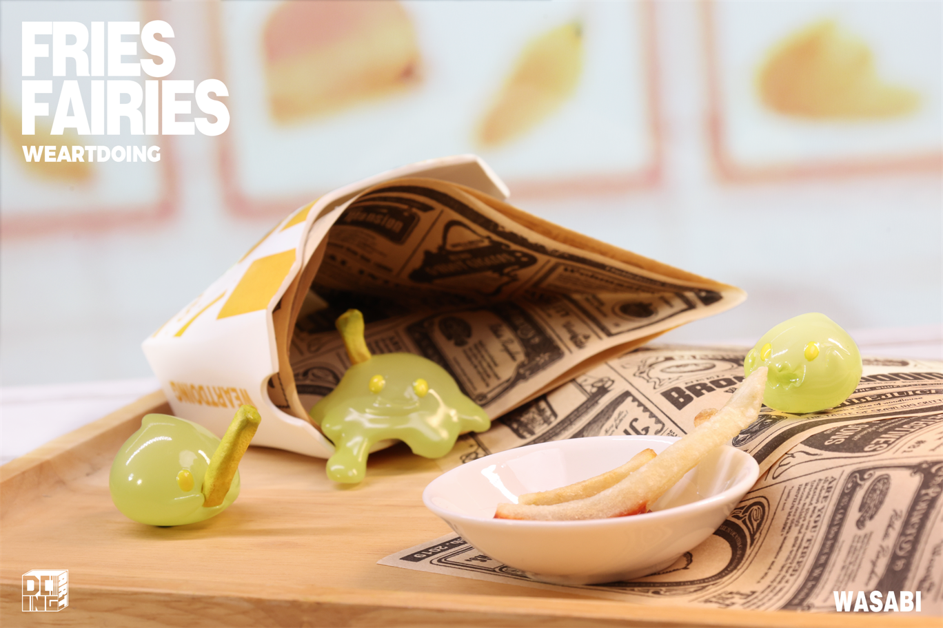 【Sold out】Sleeping Beauty-Fries Fairies-Classic Ketchup and Wasabi-Other series-WeArtDoing Studio