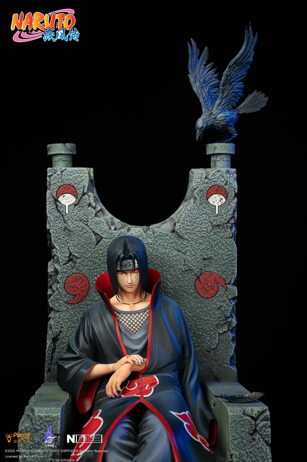 【Sold out no more】1/6 Scale Licensed Itachi Uchiha with LED-Pierrot China x PickStar Studios