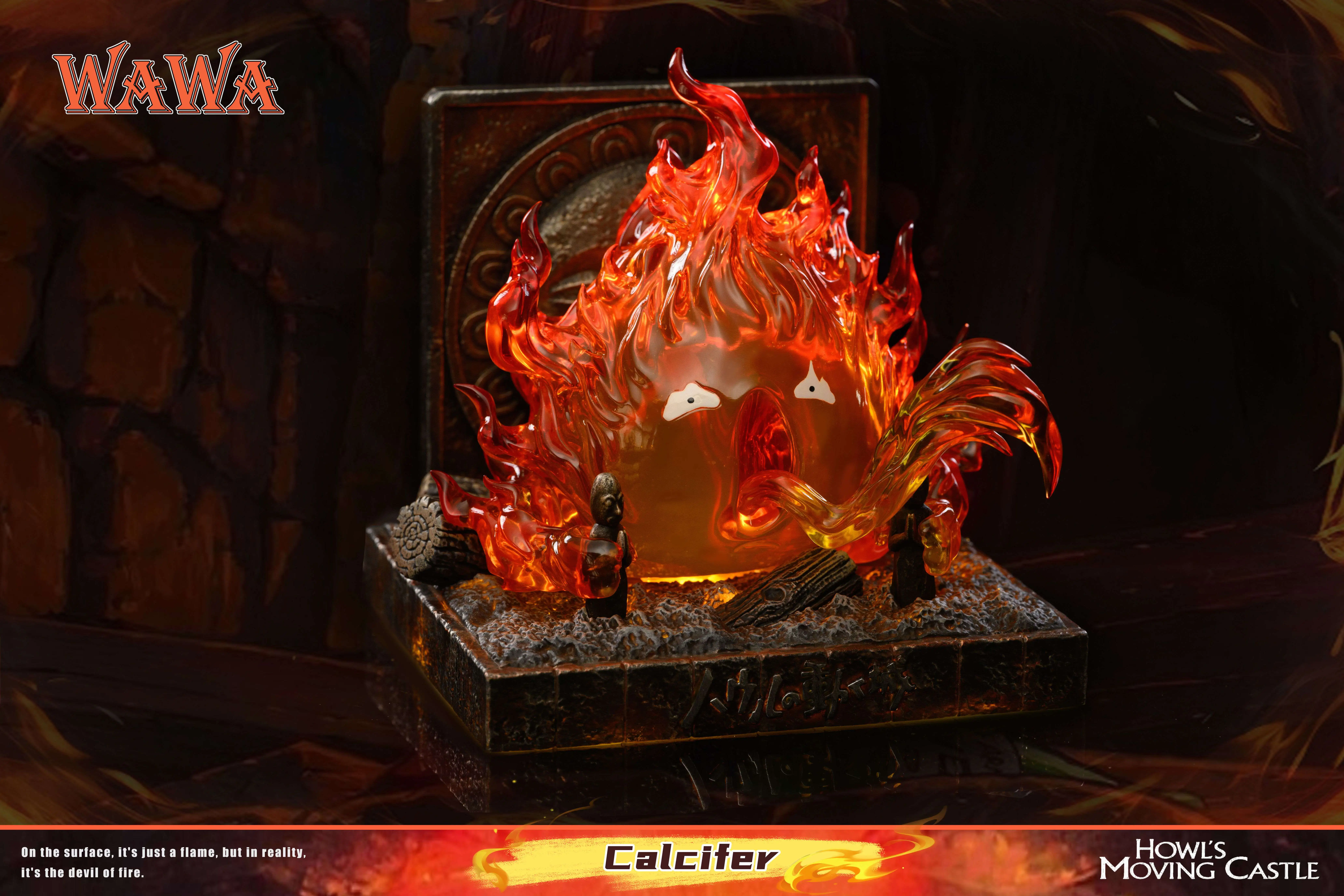 【Pre-sale】Angry Calcifer-Studio Ghibli-WAWA Studio