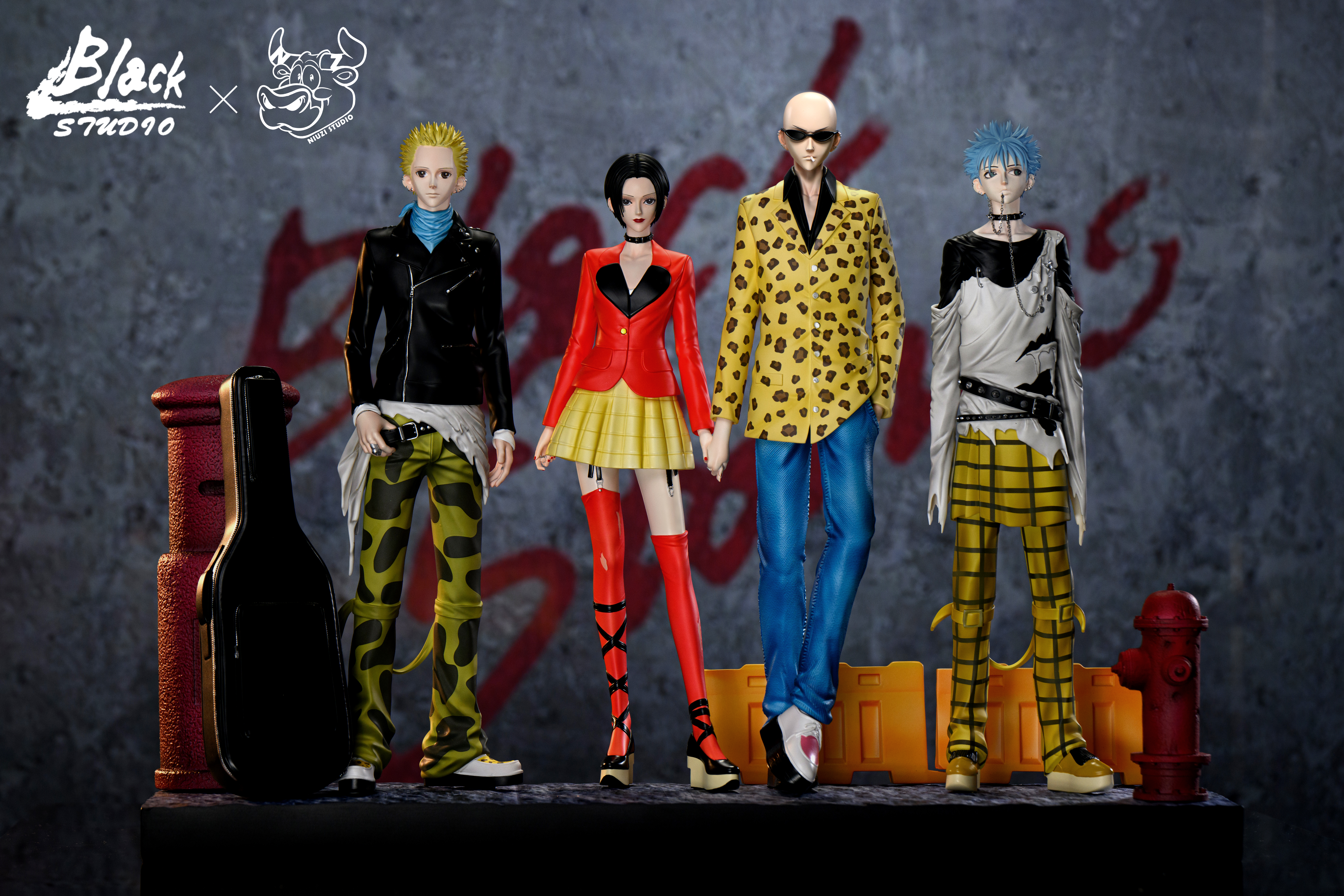 【Sold out】BLACK Stone Band Takagi Yasushi, Terashima Nobuo and Okazaki Shinnichi-Nana-BLACK*NIUZI Studios