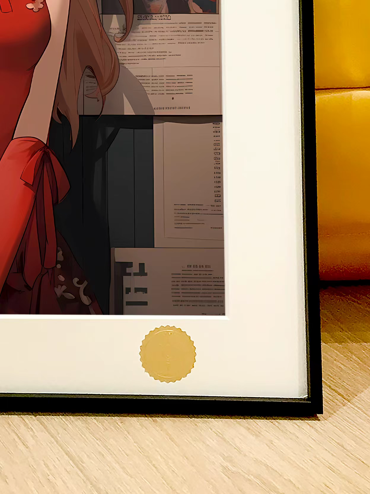 【Pre-sale】Decorative Painting of Long-haired Cheongsam Asuka Langley Soryu-EVA-XingKong Studio