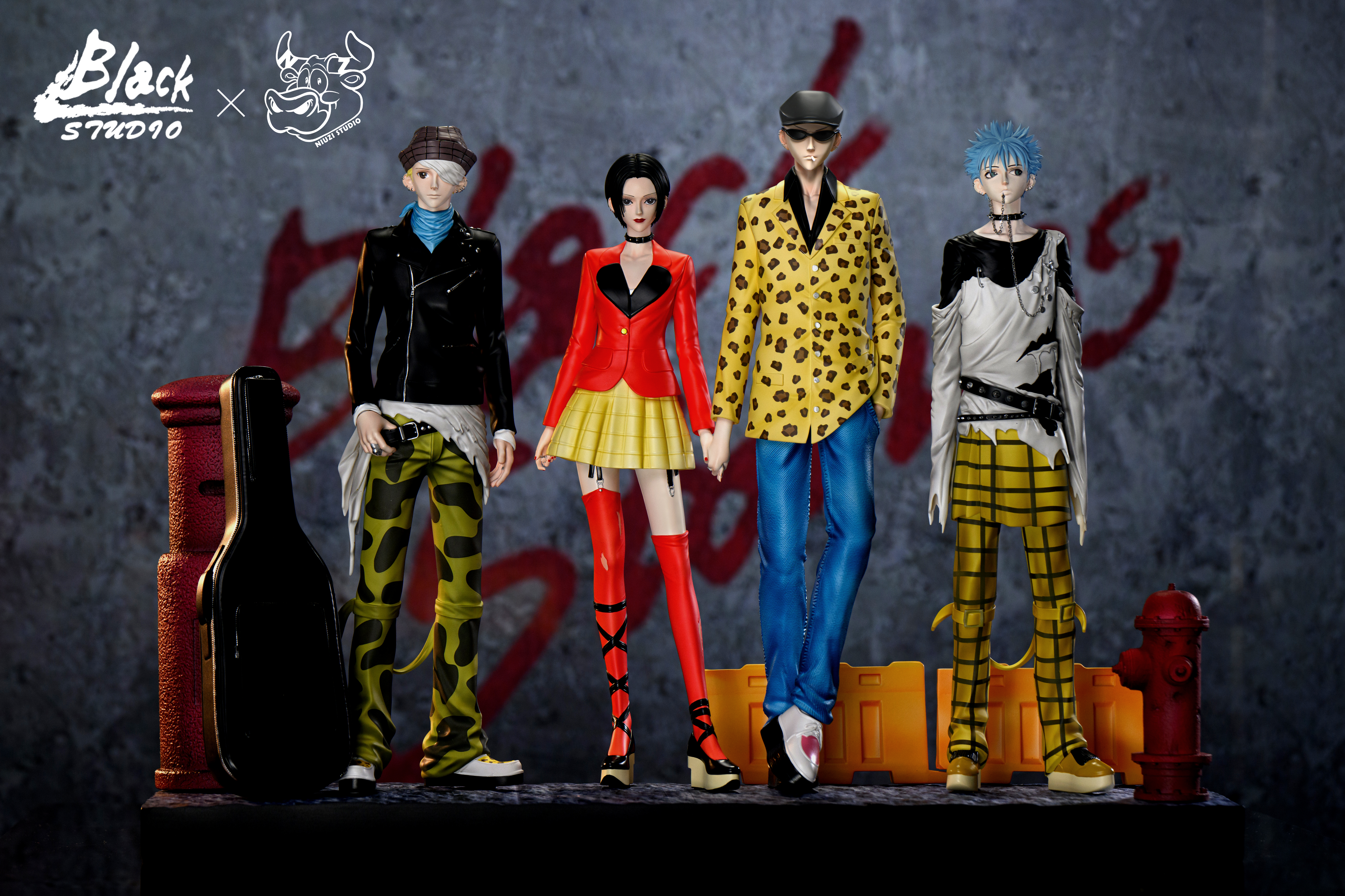 【Sold out】BLACK Stone Band Takagi Yasushi, Terashima Nobuo and Okazaki Shinnichi-Nana-BLACK*NIUZI Studios