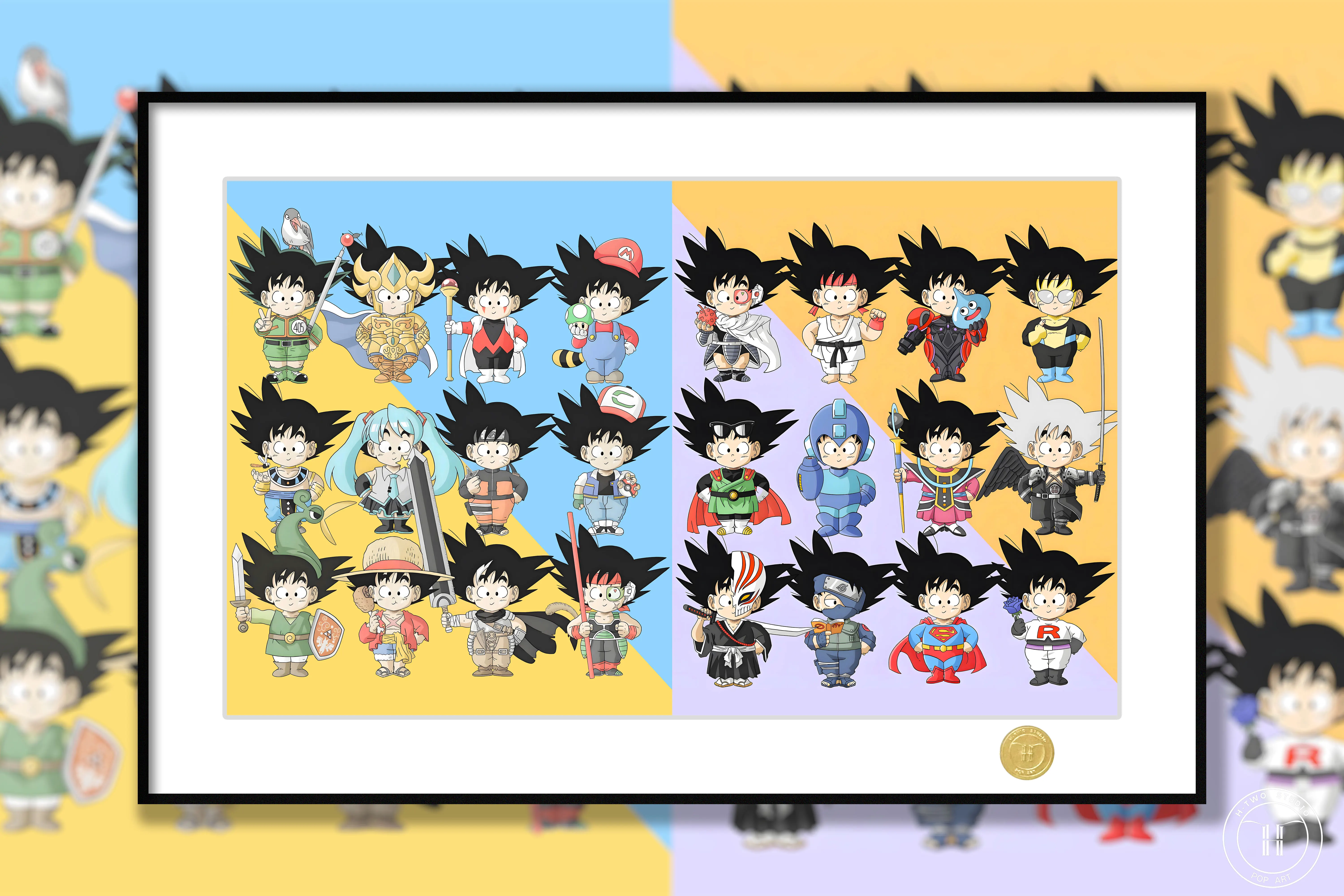 【Pre-sale】Decorative Painting of Various Son Goku-H2 Studio