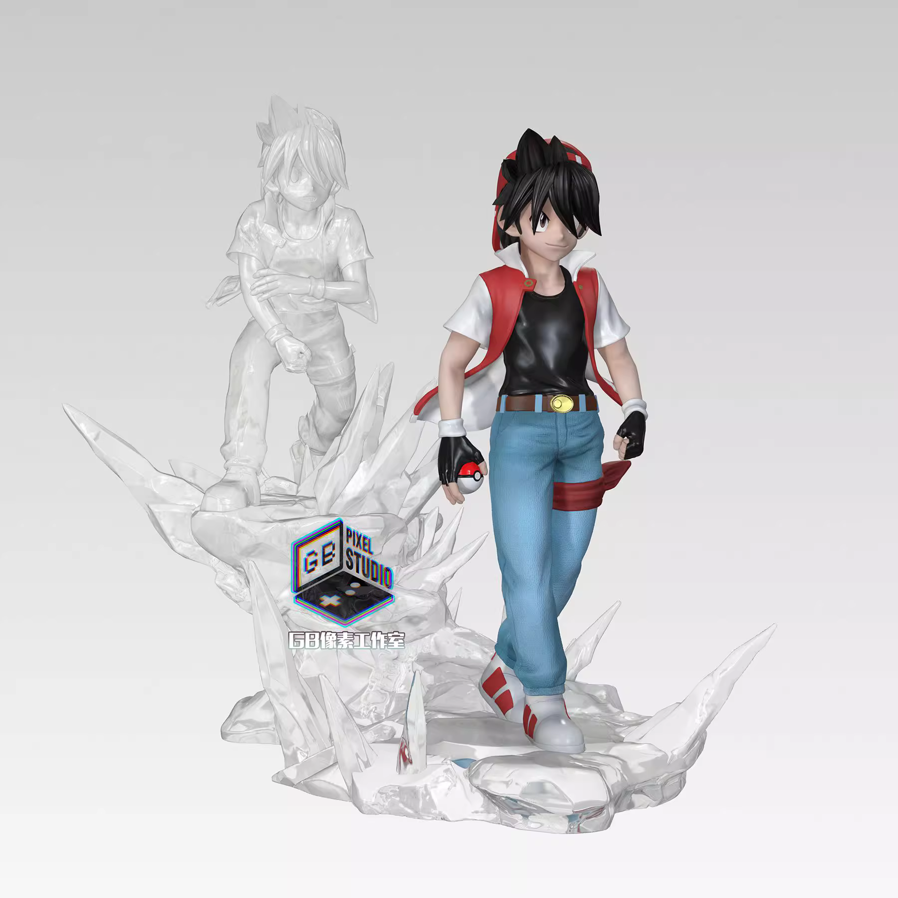 【Pre-sale】1/20 Scale Ice Shadow Red-Pokemon-GB PIXEL Studio