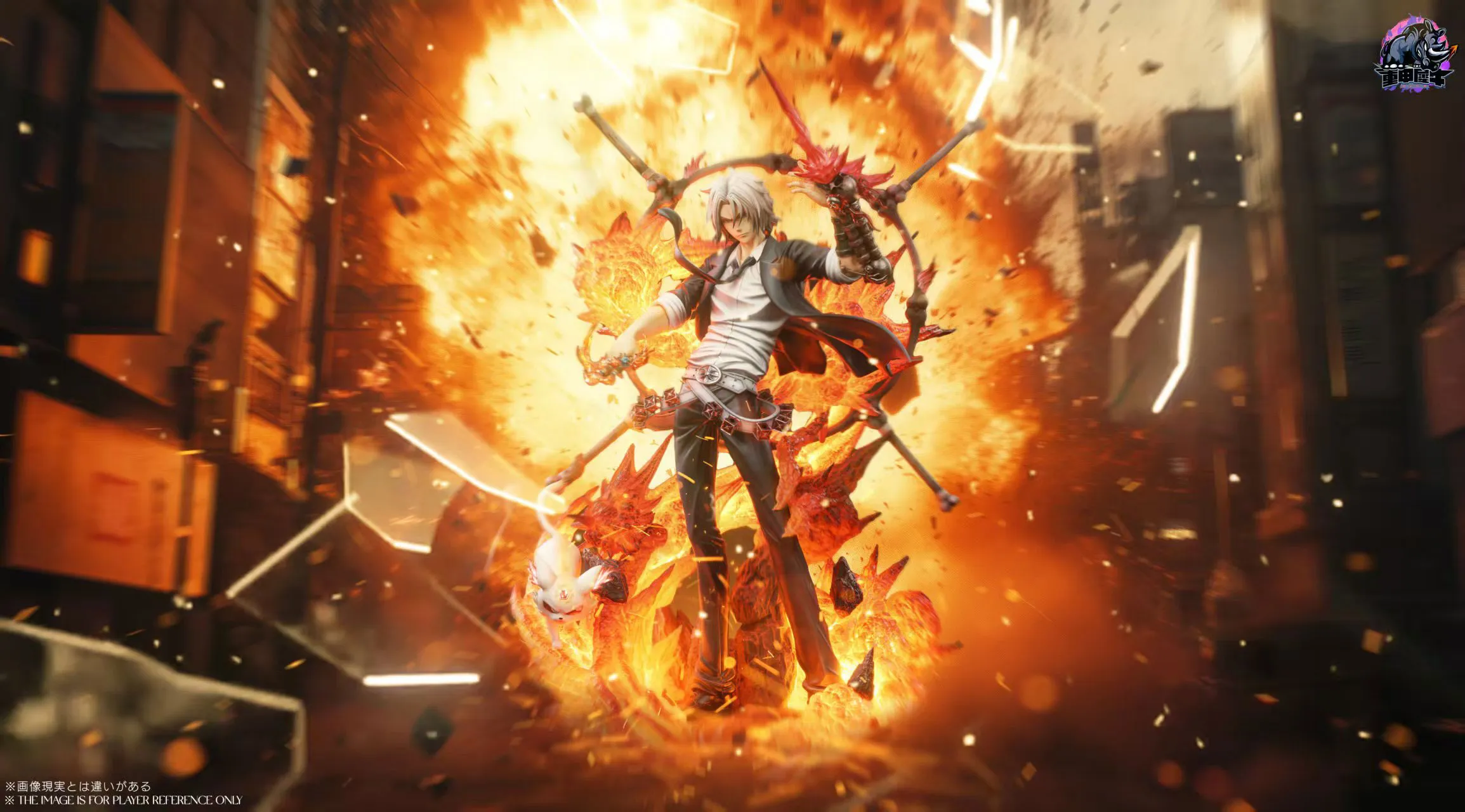 【Sold out】1/6 Scale Hayato Gokudera with LED-HITMAN REBORN!-ZhongJiaXiNiu Studio