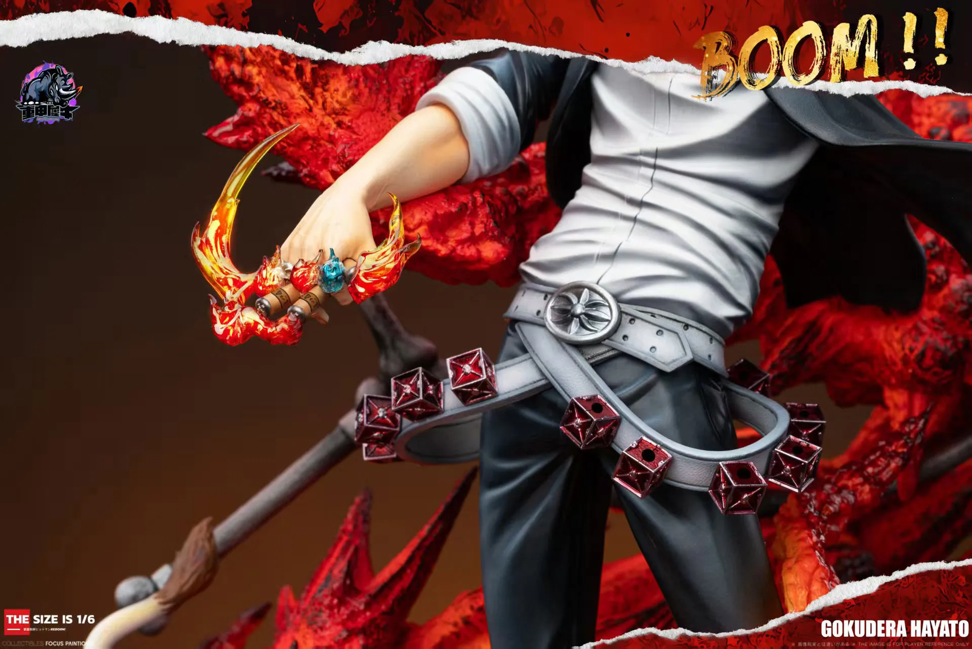 【Sold out】1/6 Scale Hayato Gokudera with LED-HITMAN REBORN!-ZhongJiaXiNiu Studio