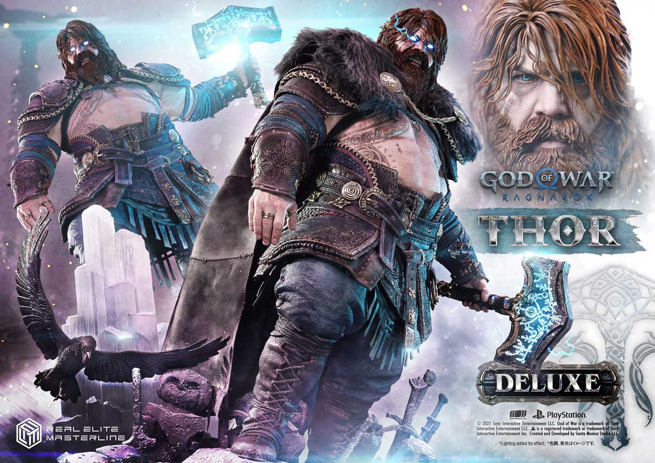 【Pre-sale】1/3 Scale Thor with LED-God of War Ragnarok-Prime 1 Studio