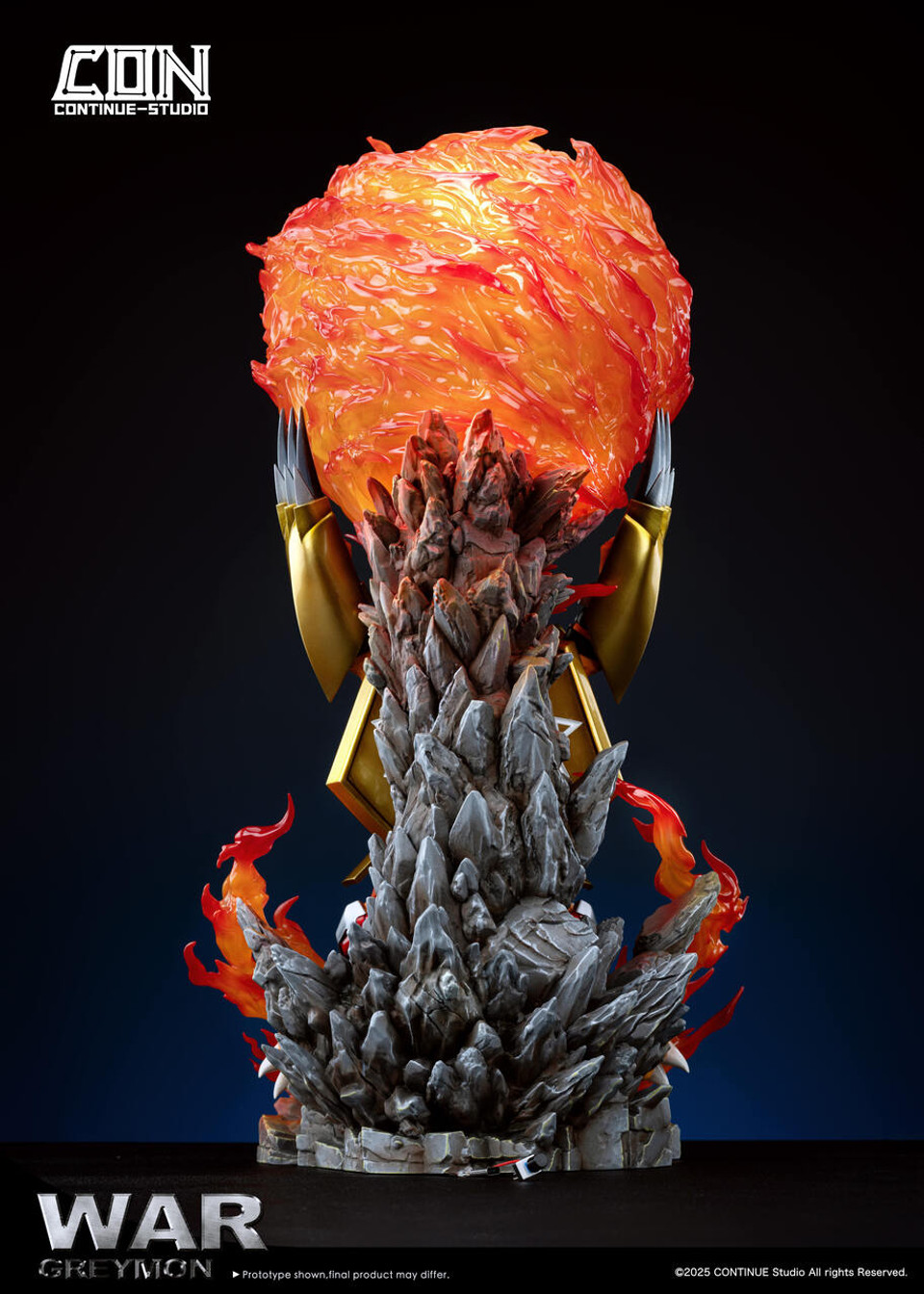 【Pre-sale】War Greymon with LED-Digimon Adventure-CONTINUE Studio