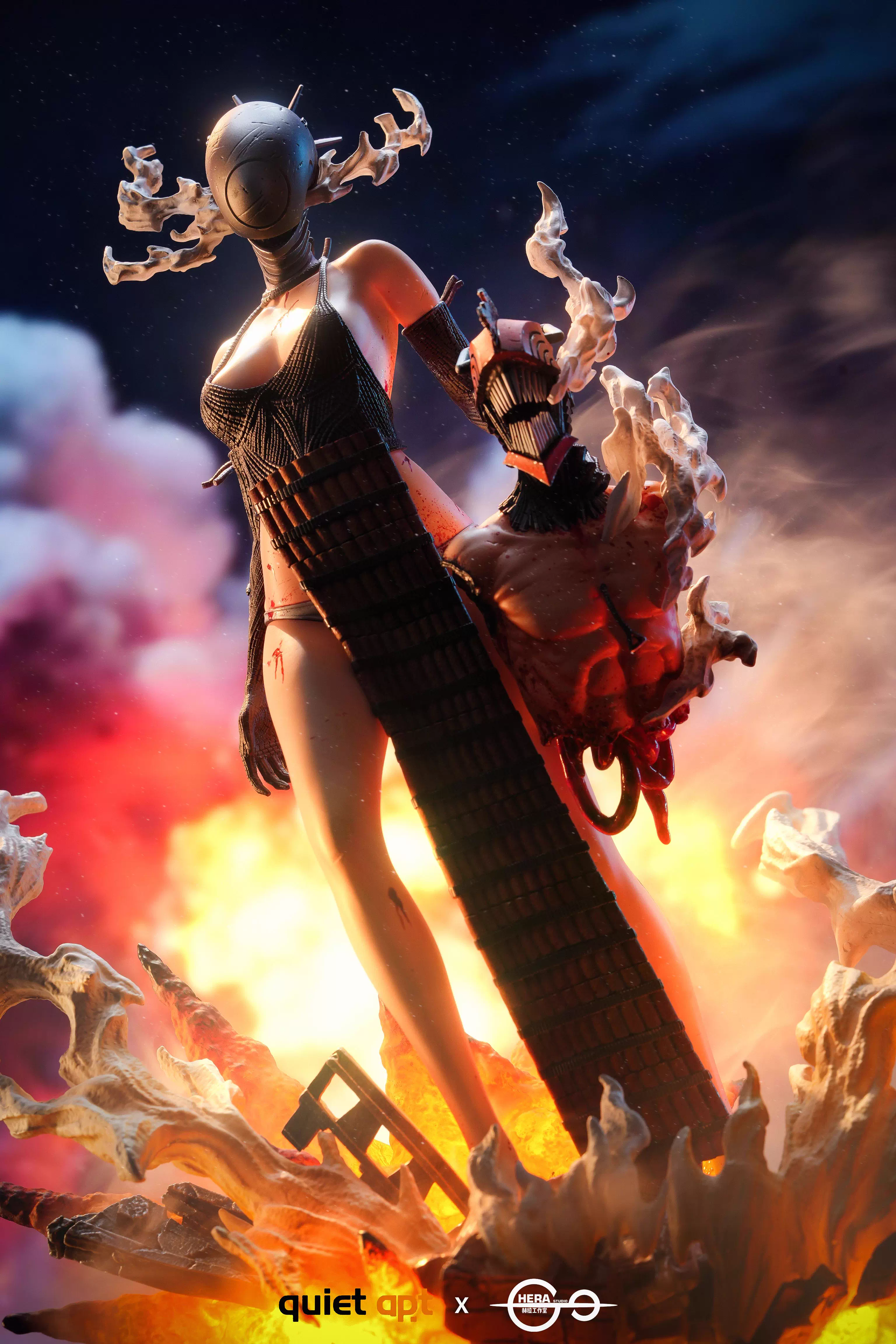 【Sold out】1/6 Scale Bomb Reze-QuietArt x Hera Studios