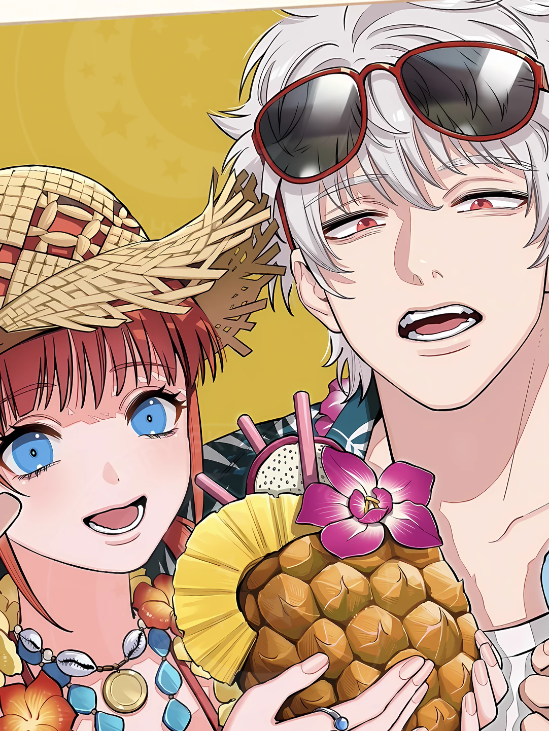 【Pre-sale】Decorative Painting of Sakata Gintoki, Shimura Shinpachi and Kagura-GINTAMA-XingKong Studio