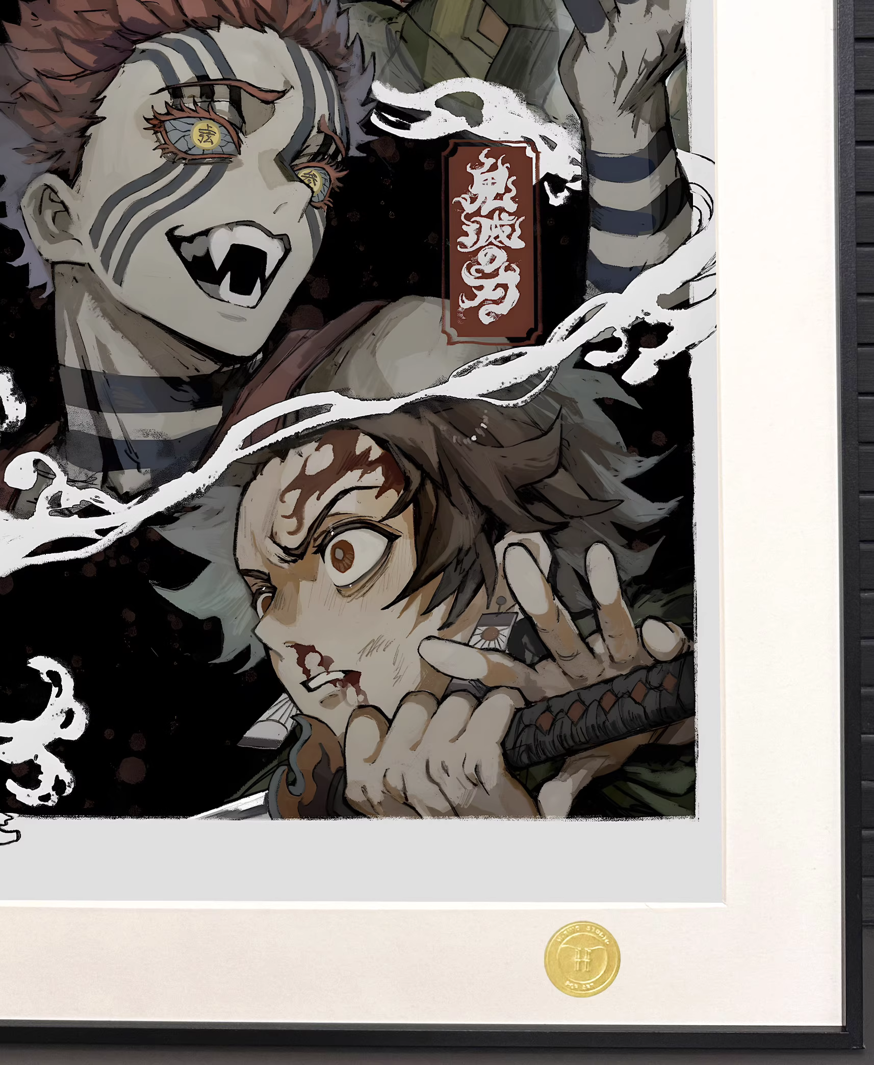 【Pre-sale】Decorative Painting of Akaza, Tomioka Giyuu and Kamado Tanjirou-H2 Studio