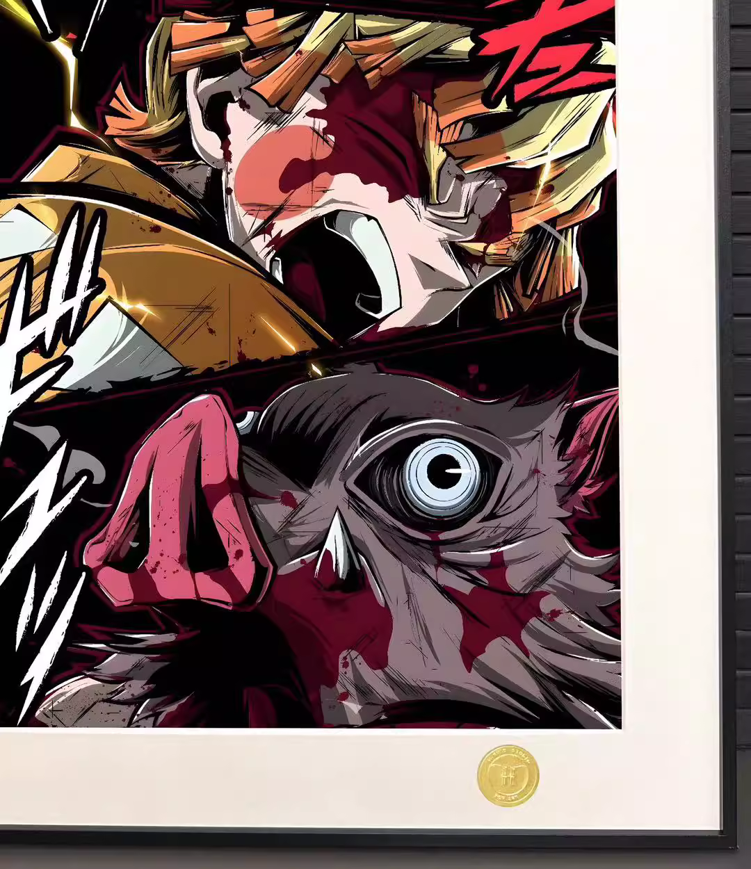 【Pre-sale】Decorative Painting of Kamado Tanjirou, Agatsuma Zenitsu and Hashibira Inosuke-H2 Studio