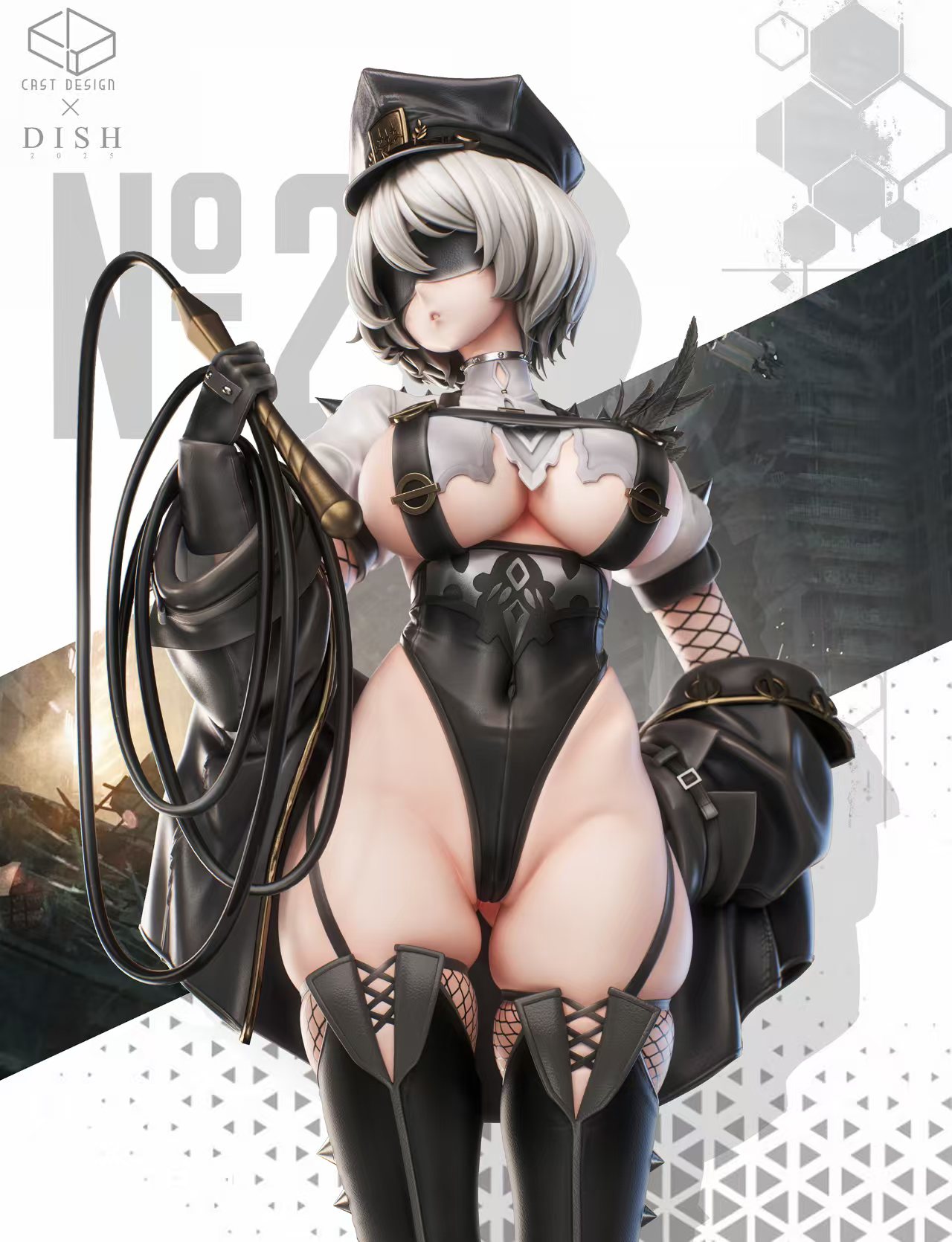 【Pre-sale】1/4 Scale No.6 2B-NieR:Automata-Cast Design Studio X Dish
