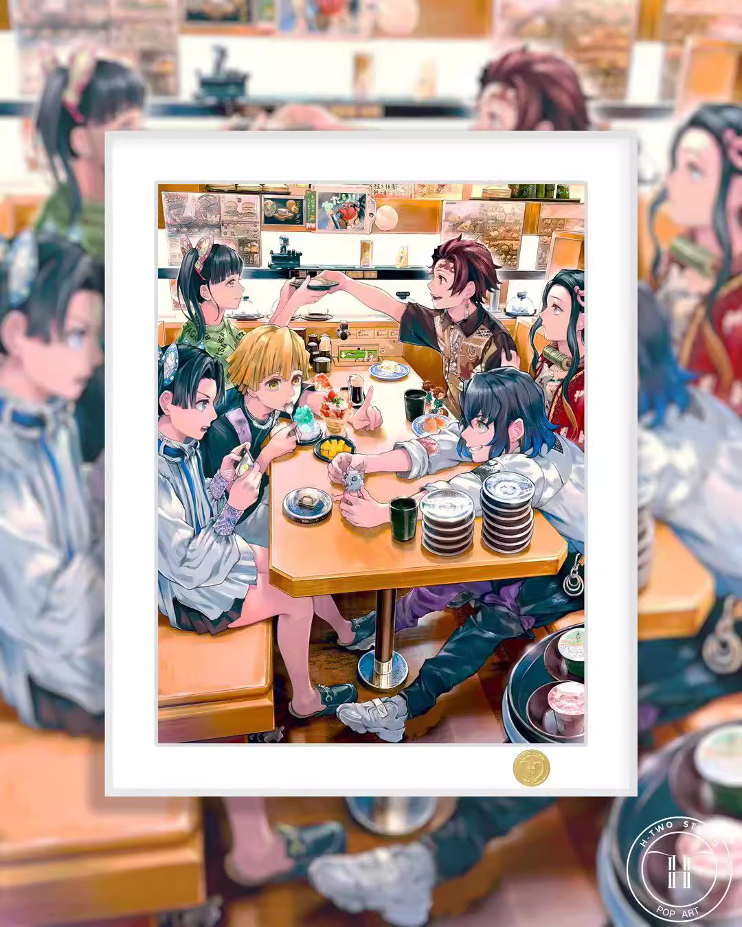 【Pre-sale】Decorative Painting of Dinner Party-H2 Studio