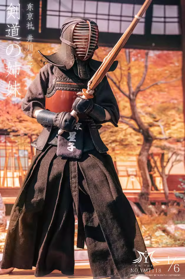 【Pre-sale】1/6 Scale Ikawa Hoshiko and Tama Tsuru Action Figure-Kendo Girl-YMTOYS Studio