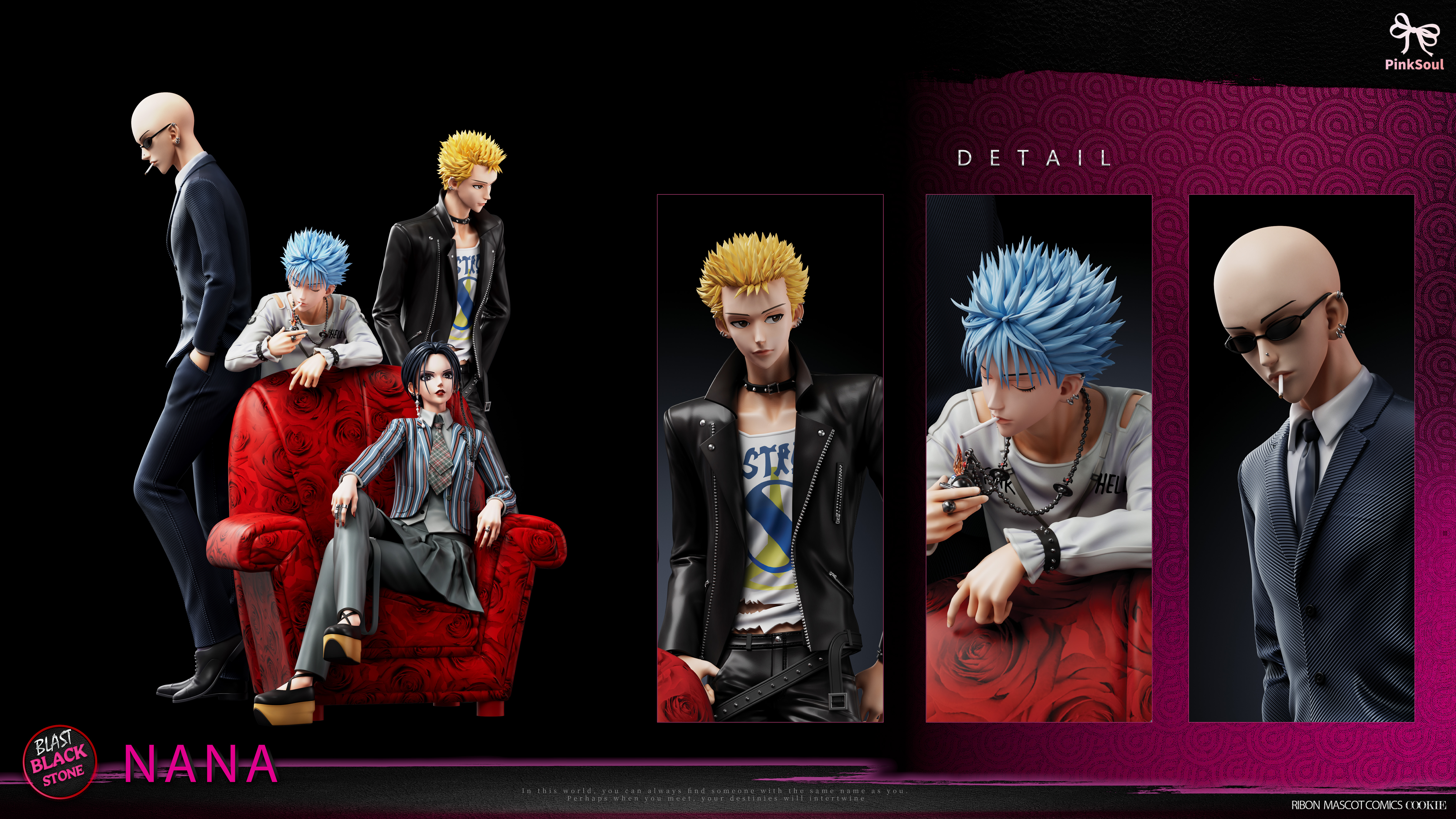 【Pre-sale】Blast/Black stones-NANA-PinkSoul Studio