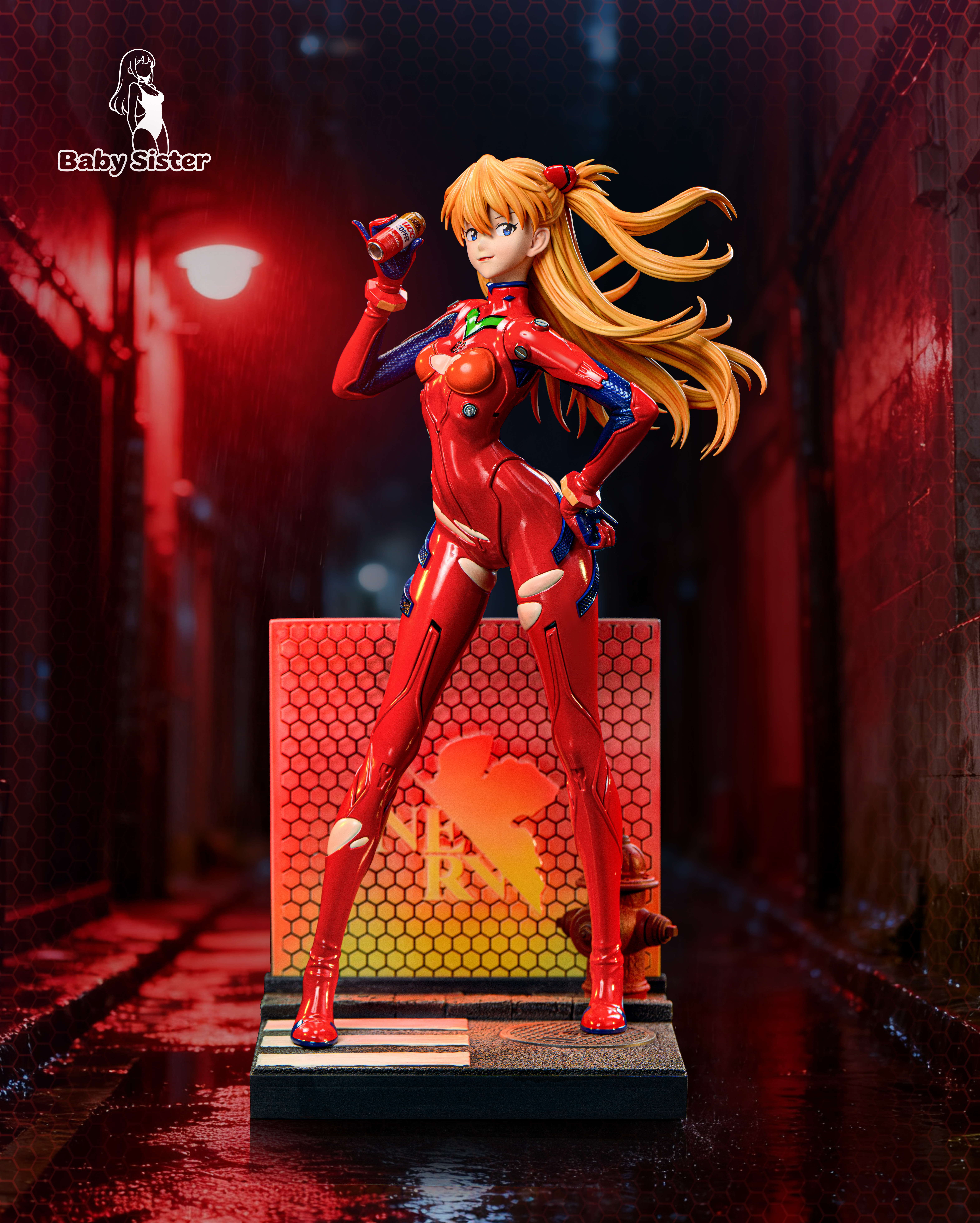 【Pre-sale】1/6 Scale Baverage Asuka-EVA-Baby Sister Studio