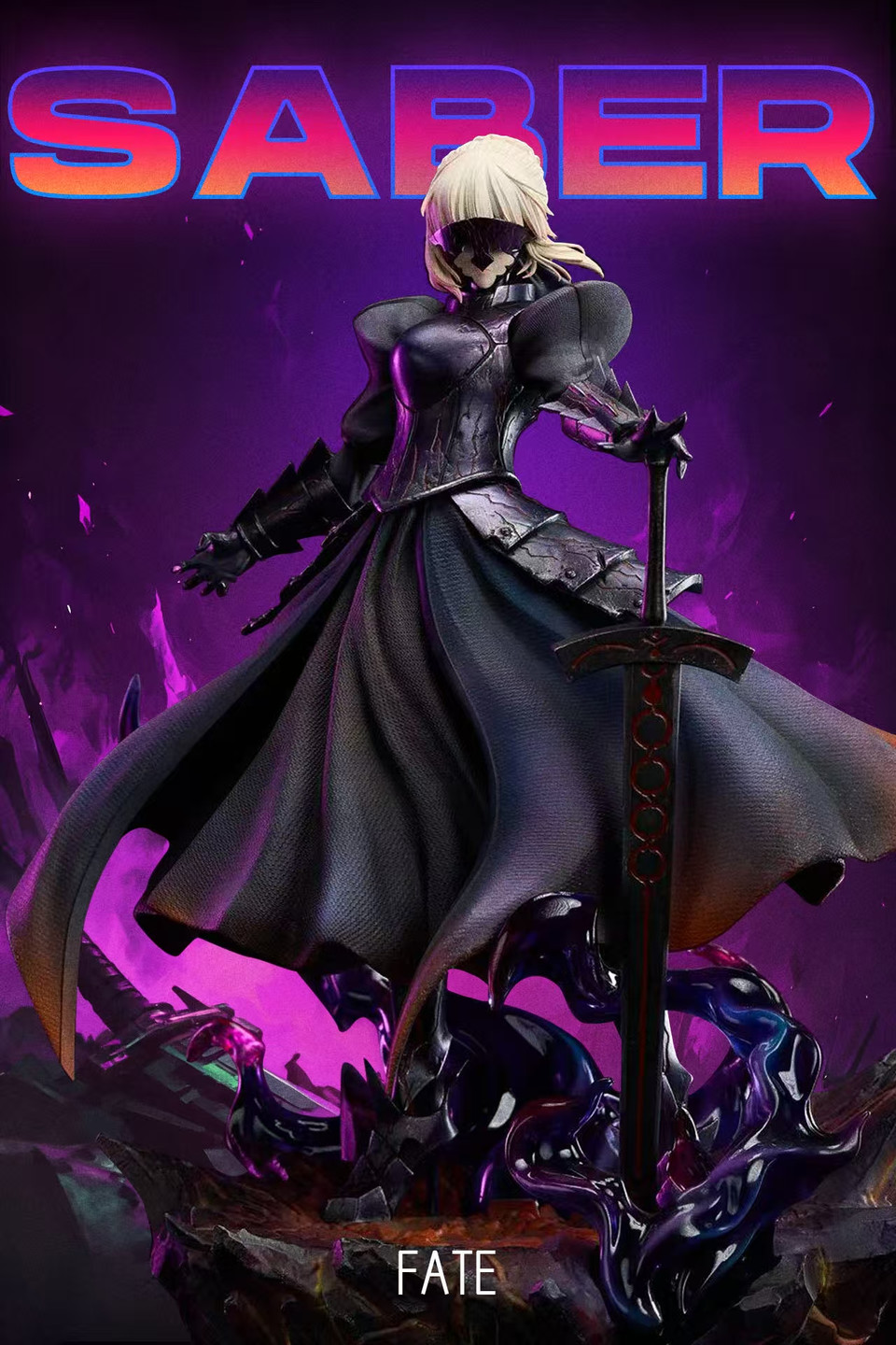 【Pre-sale】1/4 Scale Black Saber-QiongYu Studio