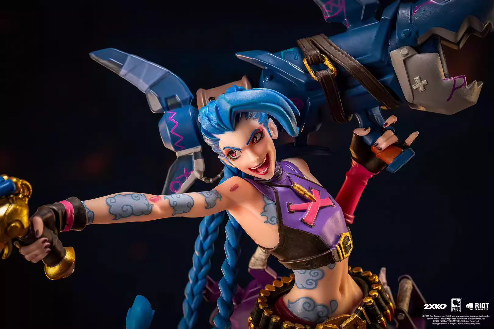 【Pre-sale】1/10 Scale Jinx and Warwick VS Ahri and Ekko-2XKO Studio