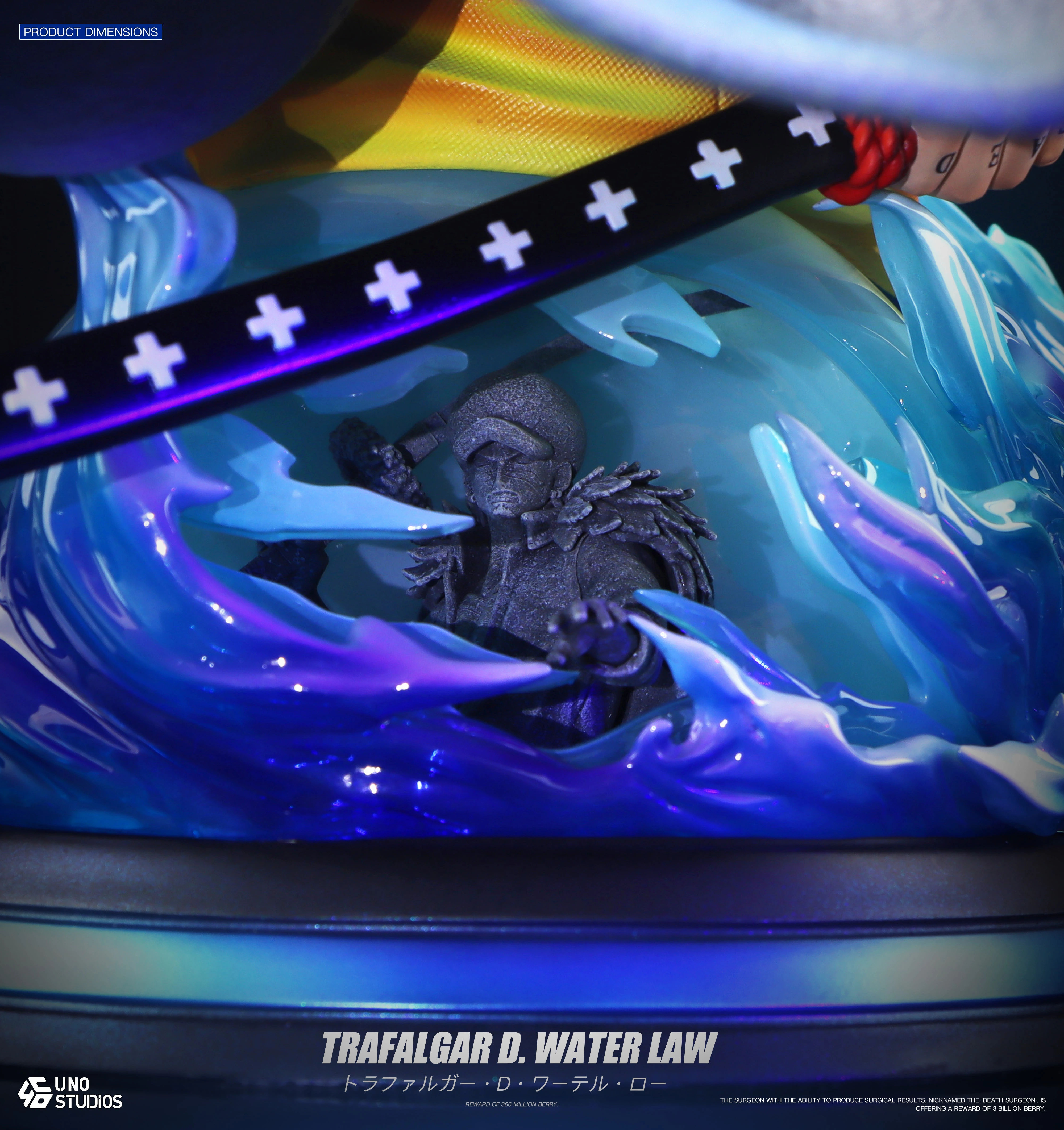 【Pre-sale】1/4 Scale Bust of Trafalgar D. Water Law-UNO Studio