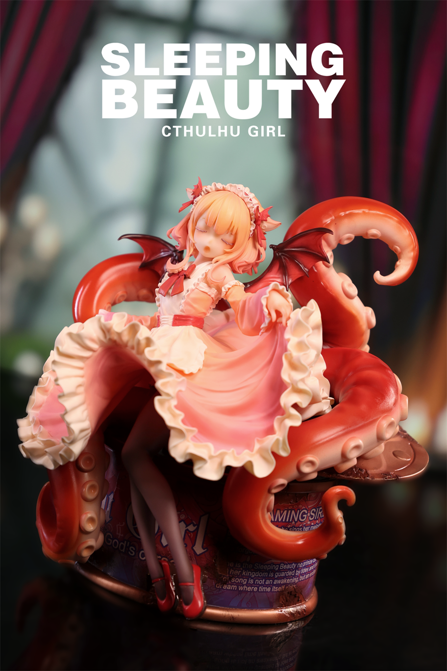 【Pre-sale】Sleeping Beauty-Cthulhu Girl-Abyss Bloom, Phantom Blue and Crimson Tide-WeArtDoing Studio