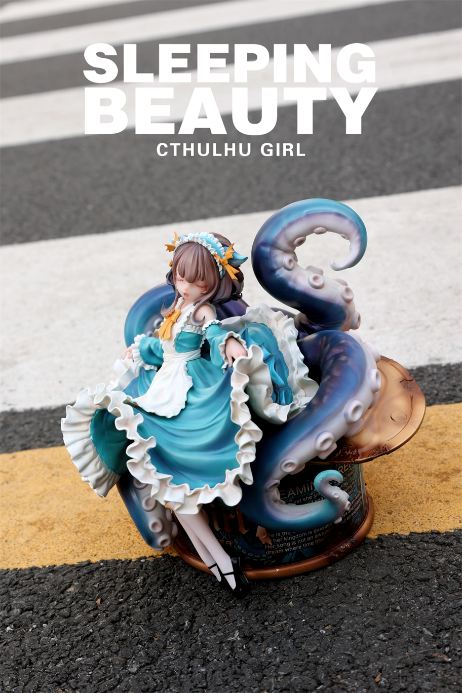 【Pre-sale】Sleeping Beauty-Cthulhu Girl-Abyss Bloom, Phantom Blue and Crimson Tide-WeArtDoing Studio