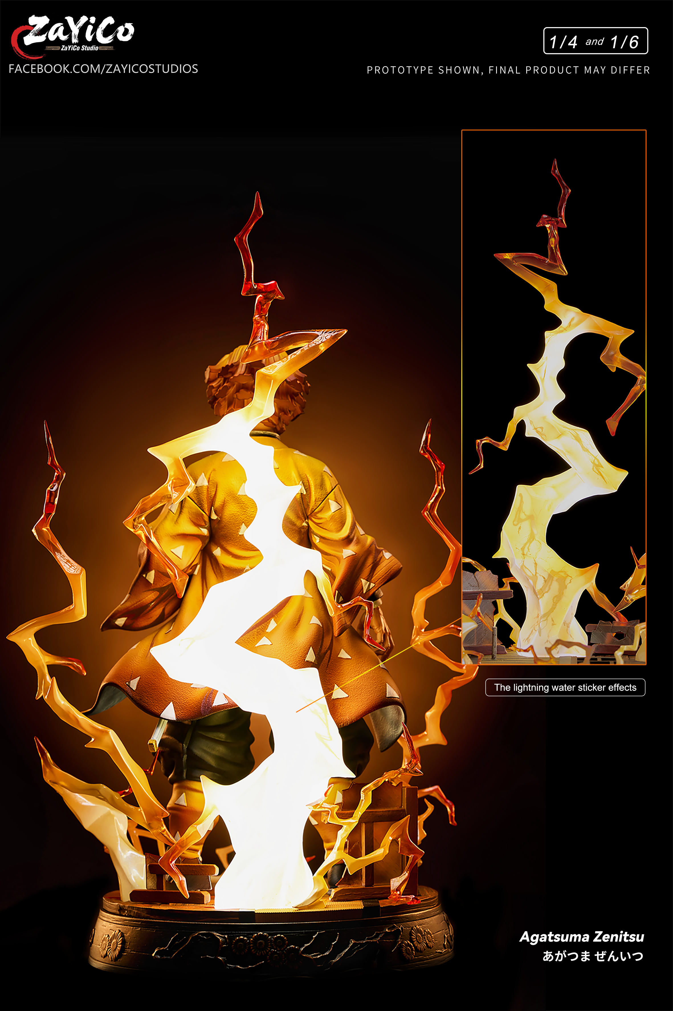 【Sold out】1/6 and 1/4 Scale Agatsuma Zenitsu-Zayico Studio