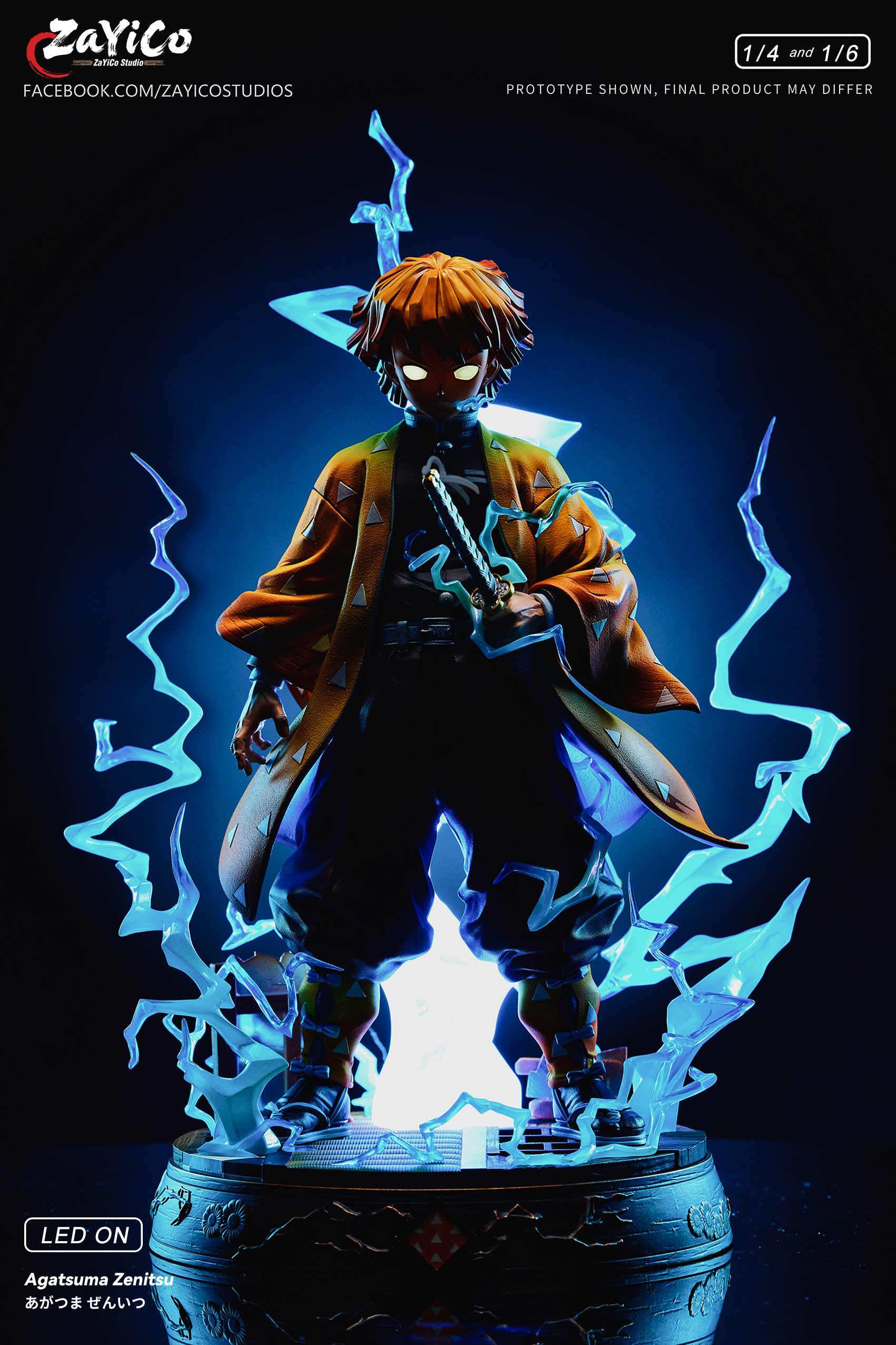 【Sold out】1/6 and 1/4 Scale Agatsuma Zenitsu-Zayico Studio