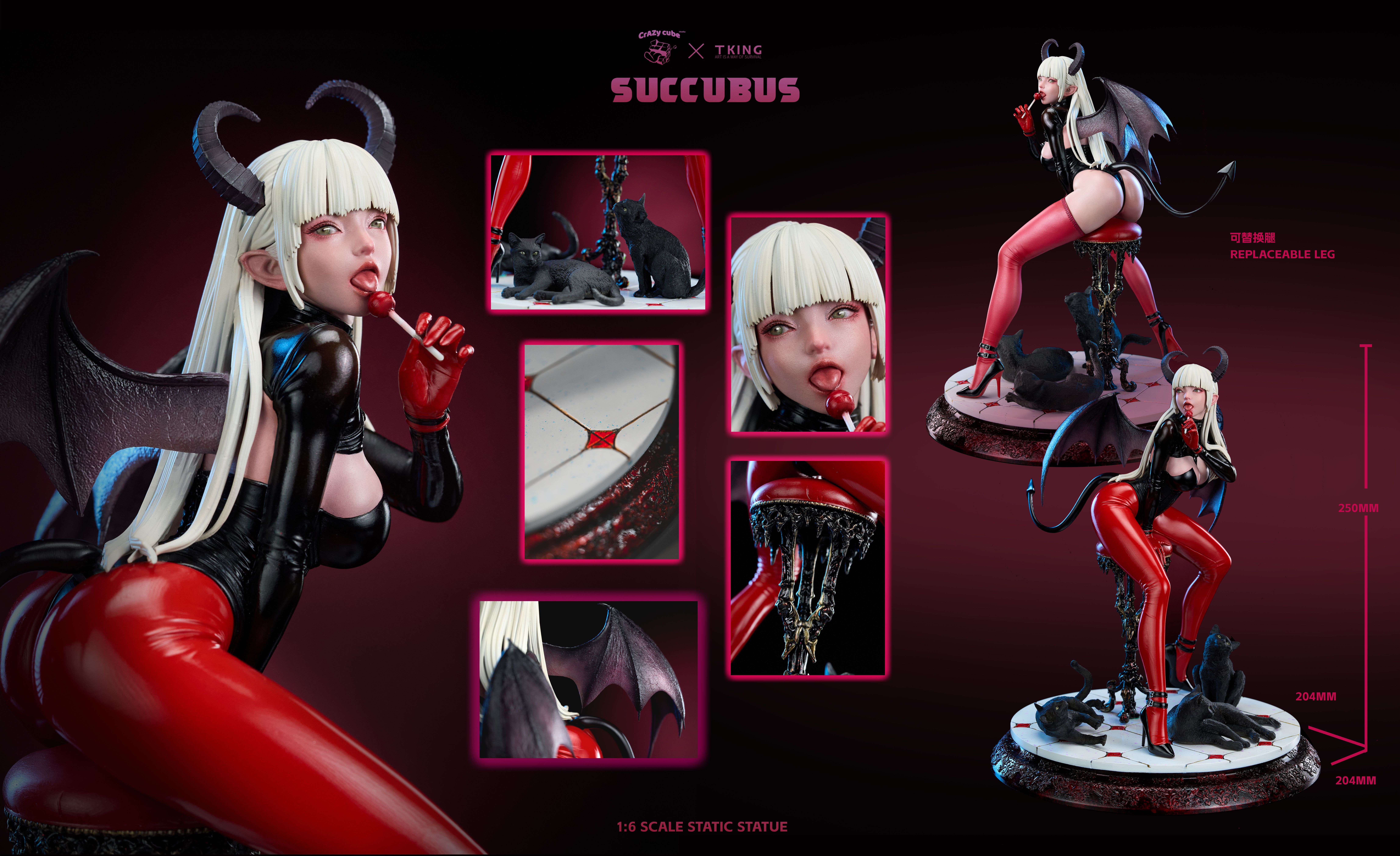 【Pre-sale】1/6 Scale Succubus-Crazy Cube and TKing Toys Studio