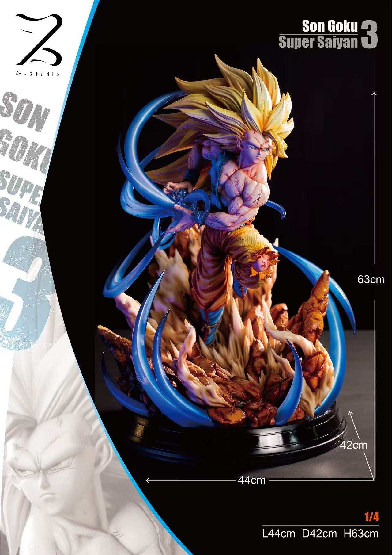 【Pre-sale】1/4 Scale Super Seiya 3 Son Goku-ZY Studio