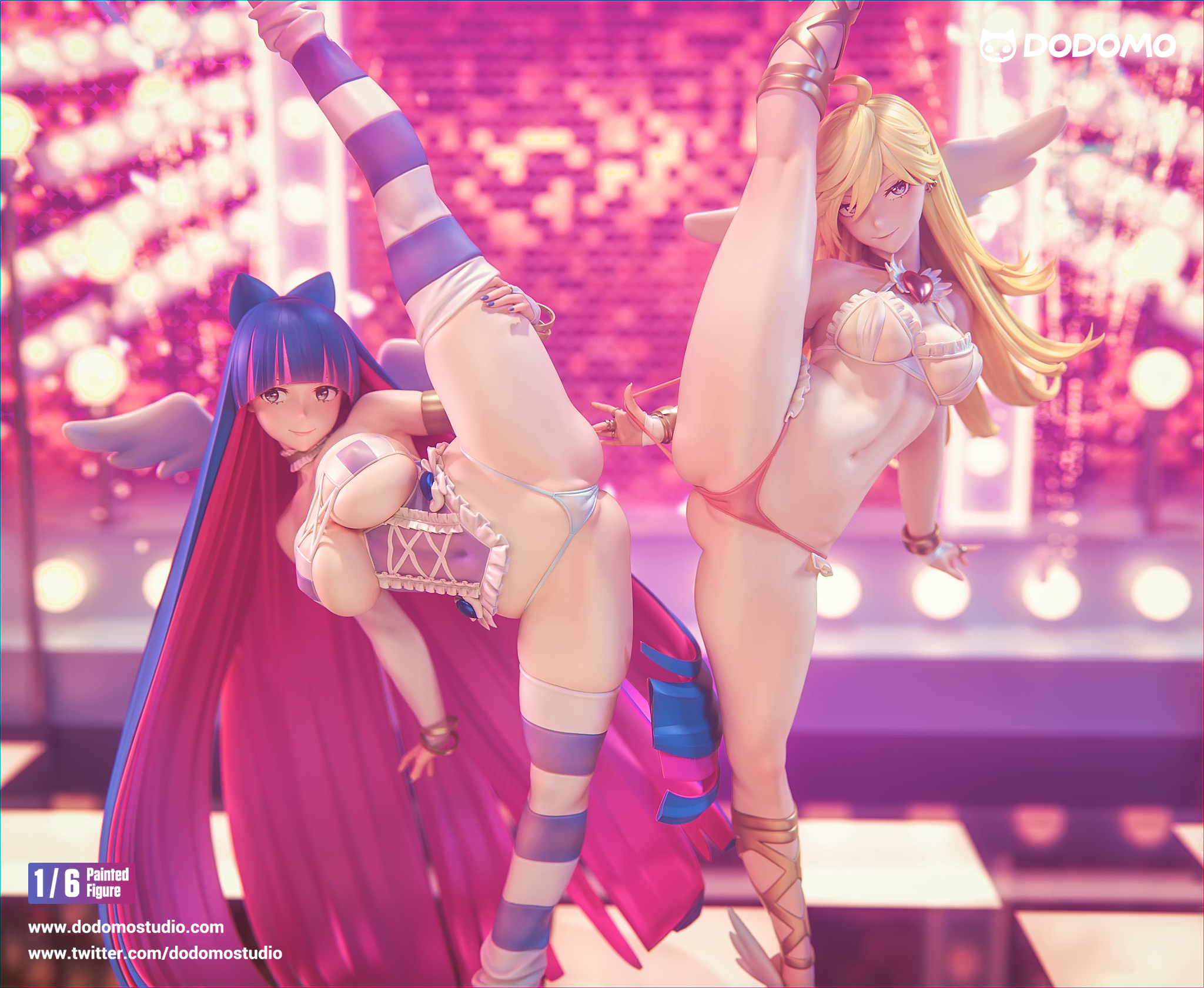 【Pre-sale】1/6 Scale Panty and Stocking-Dodomo Studio