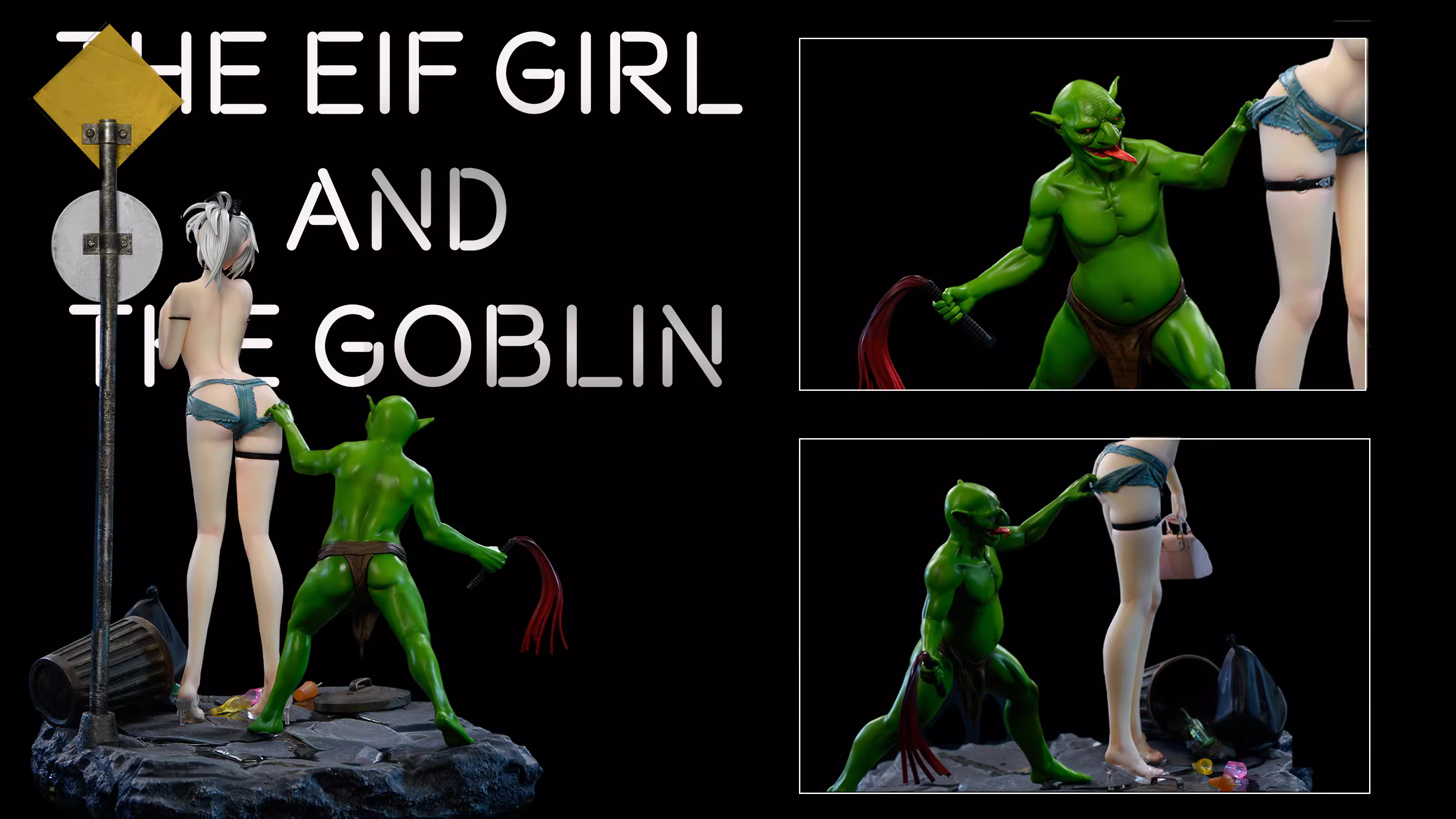 【Pre-sale】1/6 Scale Elf Girl and Goblin-UP X ZZ Studio