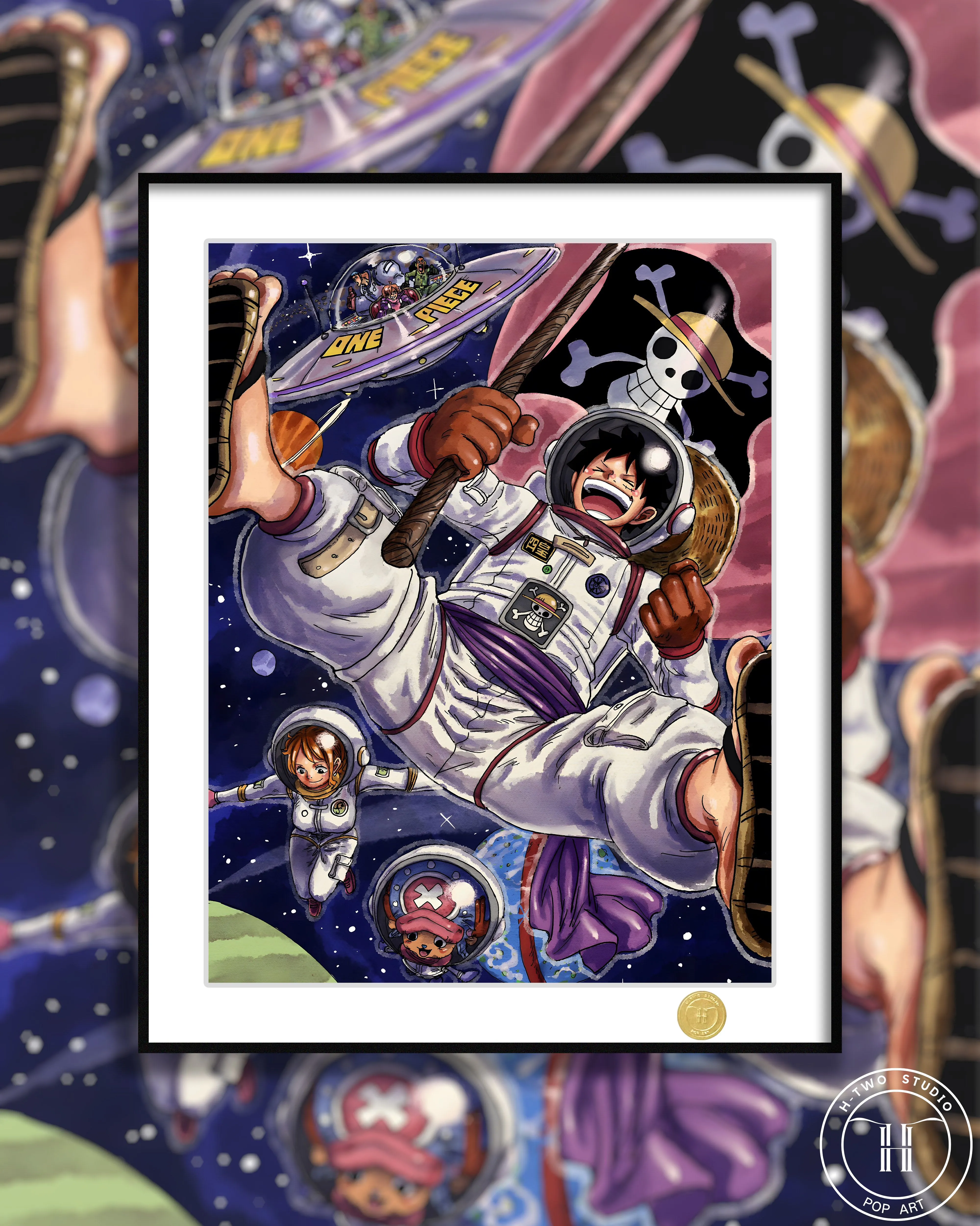 【Pre-sale】Decorative Painting of Space Luffy-H2 Studio