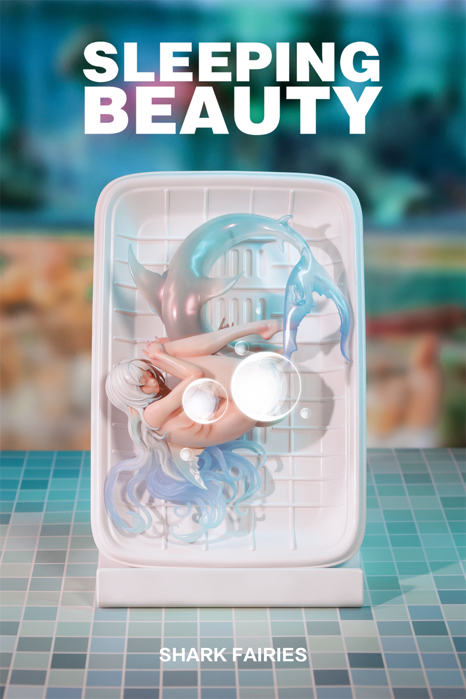 【Pre-sale】Sleeping Beauty-Shark Fairies-Black Fin and Silver Fin-WeArtDoing Studio