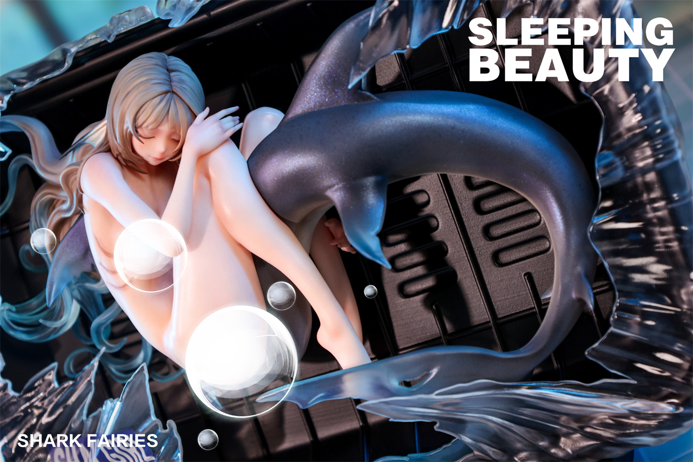 【Pre-sale】Sleeping Beauty-Shark Fairies-Black Fin and Silver Fin-WeArtDoing Studio
